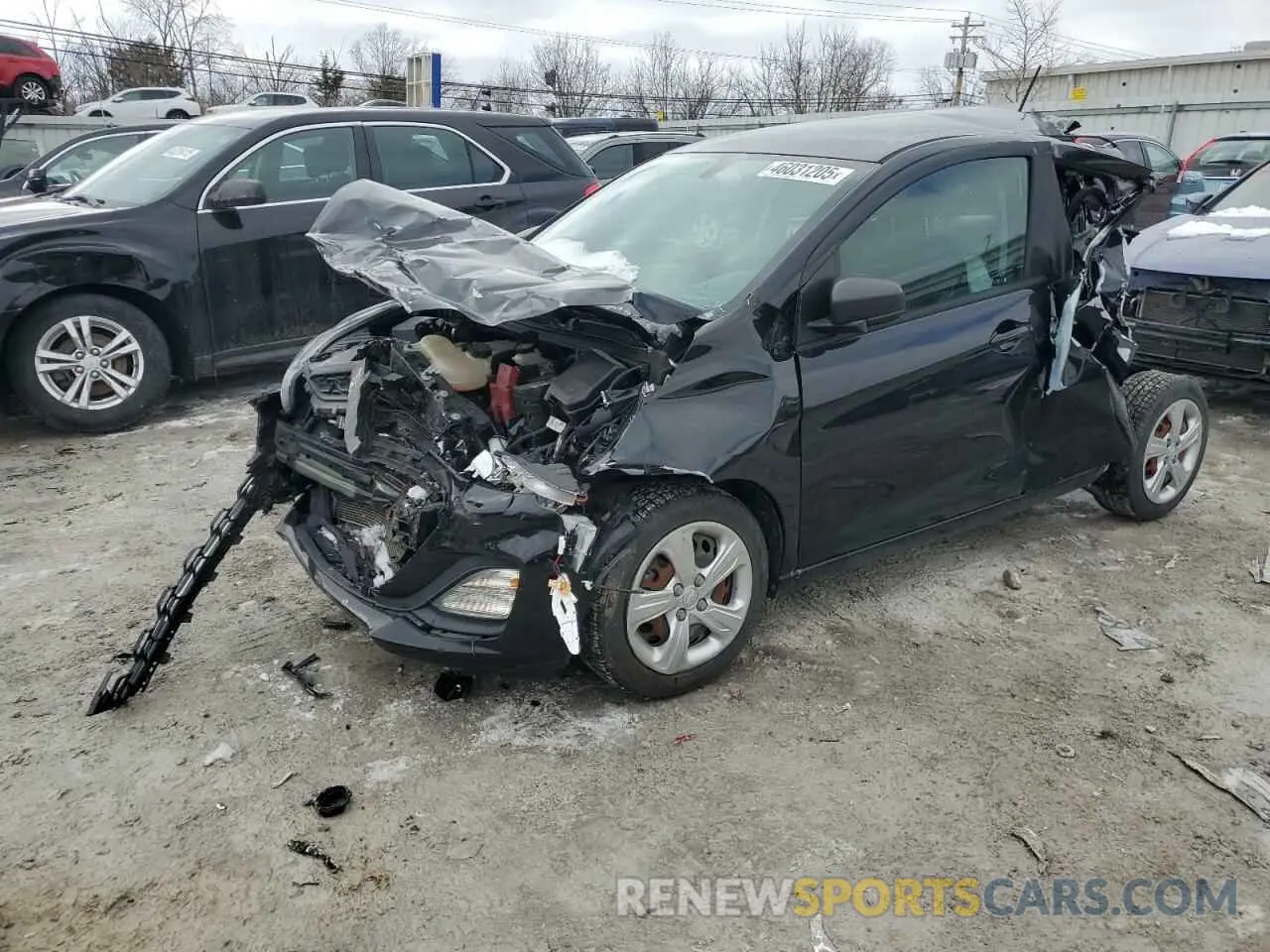 1 Photograph of a damaged car KL8CB6SA1MC701093 CHEVROLET SPARK 2021