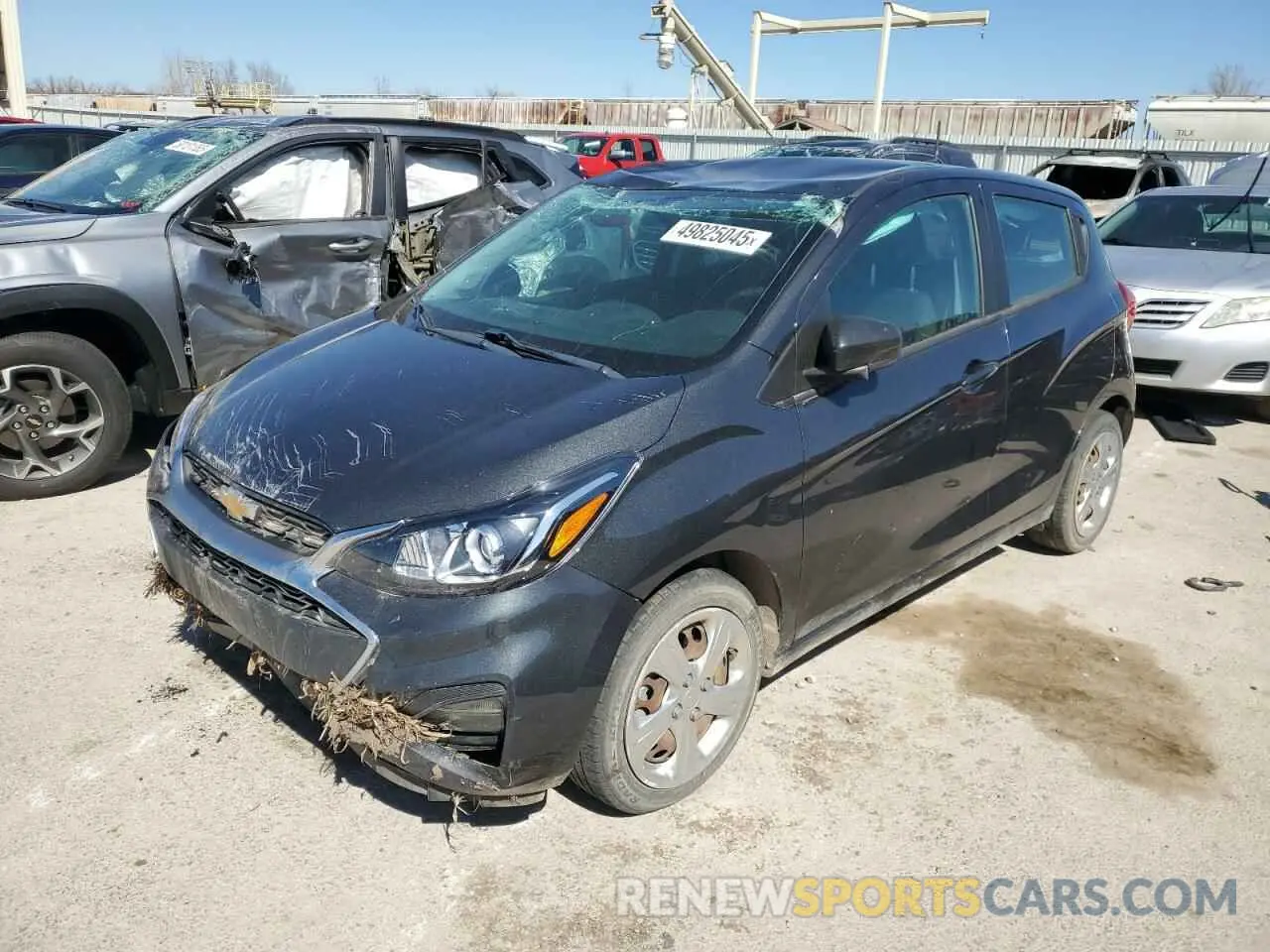 1 Photograph of a damaged car KL8CB6SA1MC730349 CHEVROLET SPARK 2021