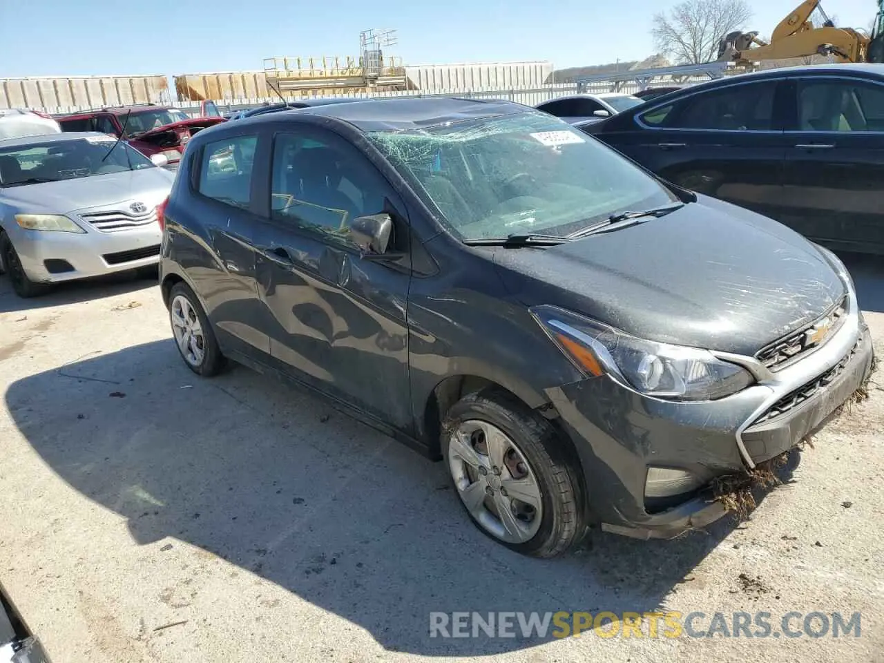 4 Photograph of a damaged car KL8CB6SA1MC730349 CHEVROLET SPARK 2021
