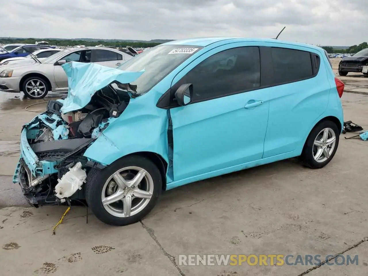1 Photograph of a damaged car KL8CB6SA2MC228451 CHEVROLET SPARK 2021