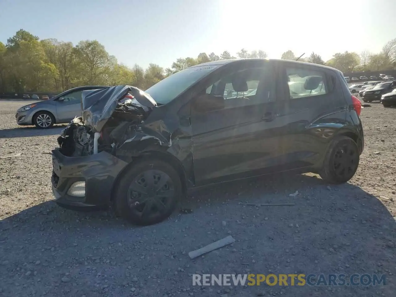 1 Photograph of a damaged car KL8CB6SA2MC705881 CHEVROLET SPARK 2021