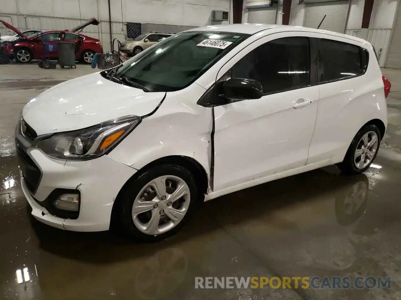 1 Photograph of a damaged car KL8CB6SA2MC729825 CHEVROLET SPARK 2021