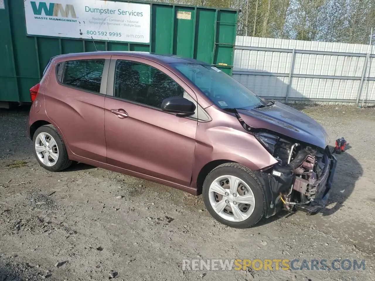 4 Photograph of a damaged car KL8CB6SA3MC712306 CHEVROLET SPARK 2021