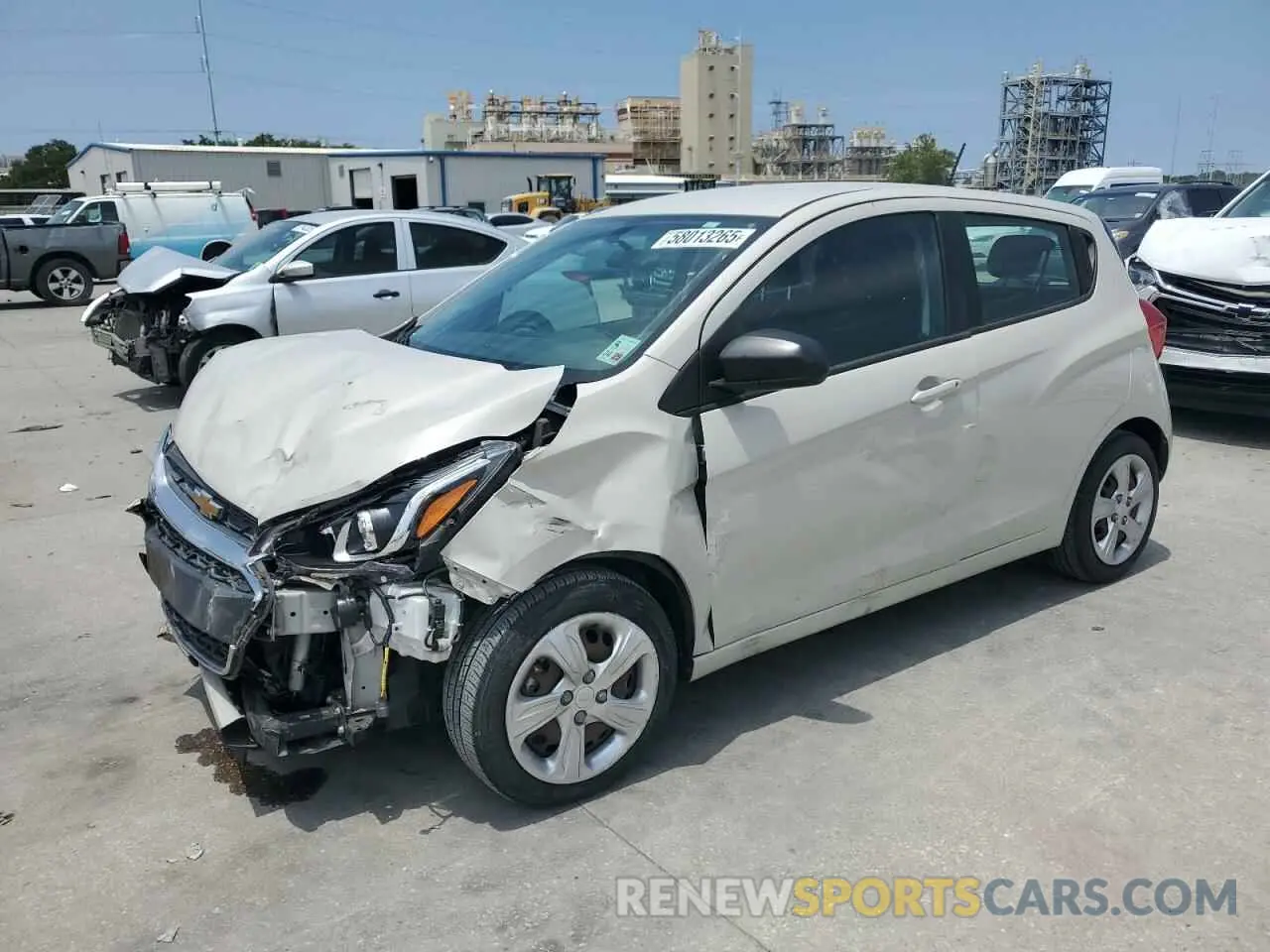 1 Photograph of a damaged car KL8CB6SA3MC712841 CHEVROLET SPARK 2021