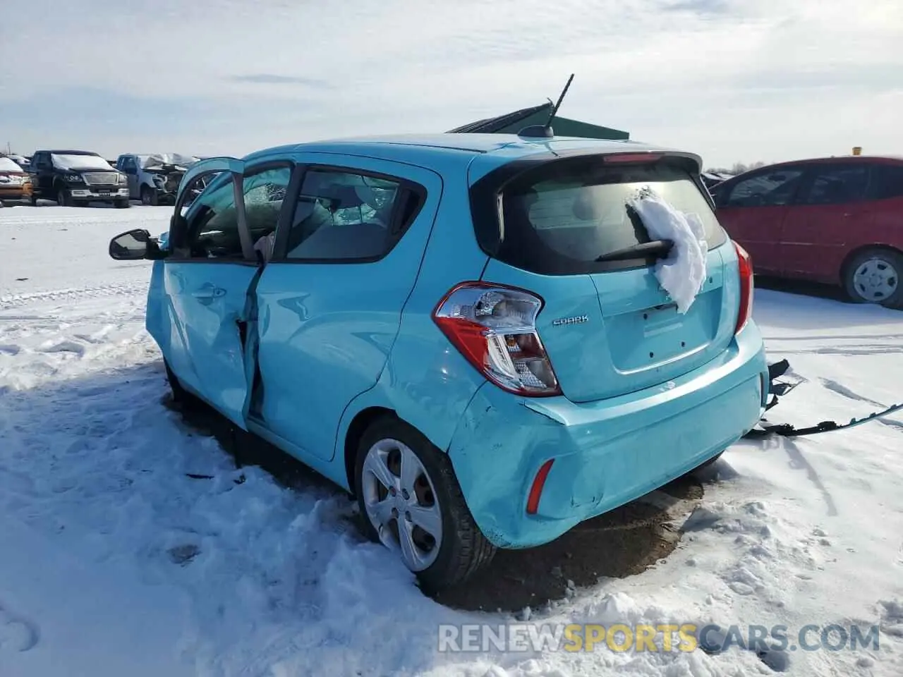 2 Photograph of a damaged car KL8CB6SA4MC222294 CHEVROLET SPARK 2021