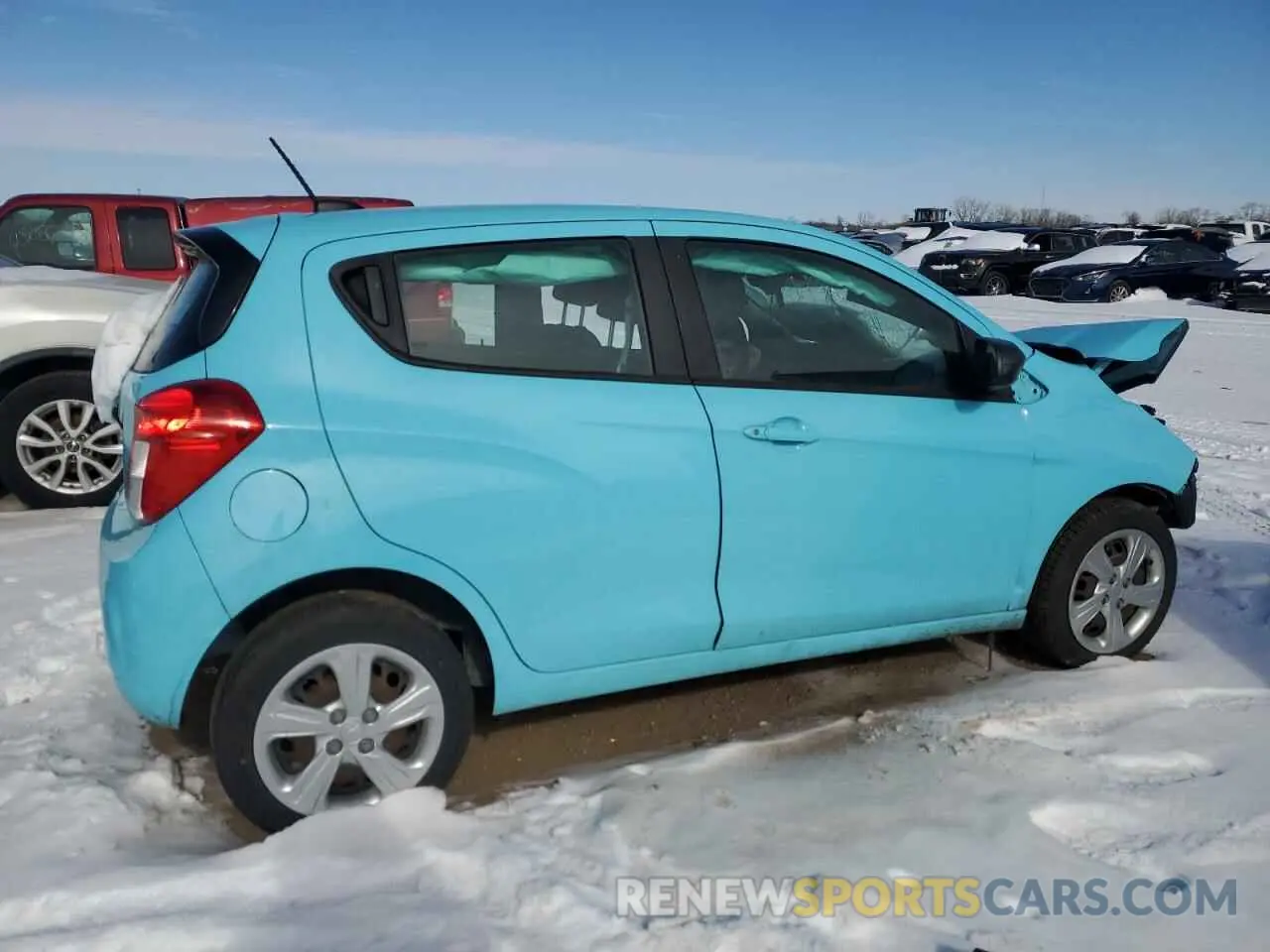 3 Photograph of a damaged car KL8CB6SA4MC222294 CHEVROLET SPARK 2021