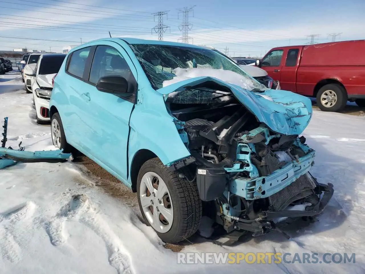 4 Photograph of a damaged car KL8CB6SA4MC222294 CHEVROLET SPARK 2021
