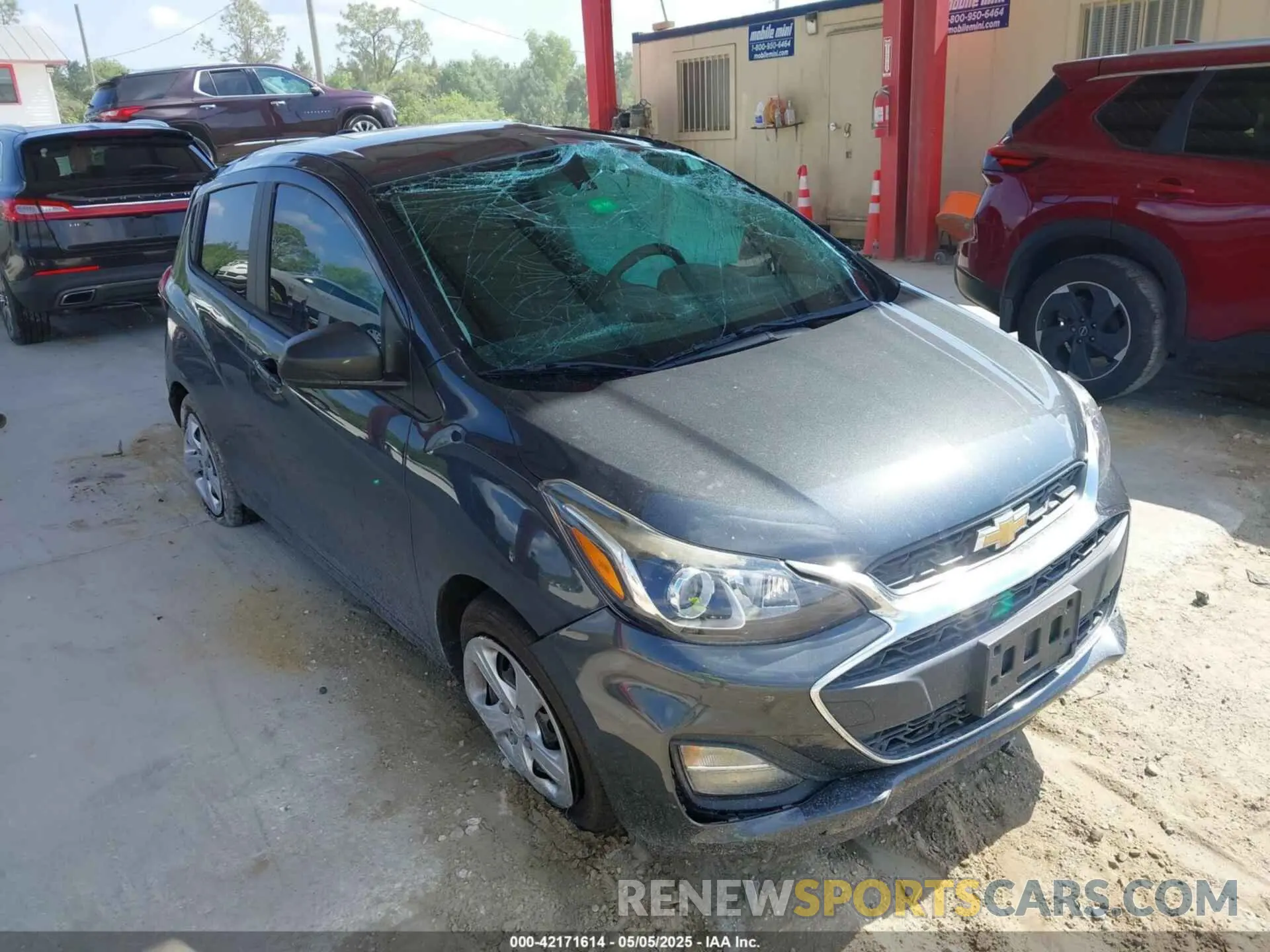 1 Photograph of a damaged car KL8CB6SA4MC718874 CHEVROLET SPARK 2021
