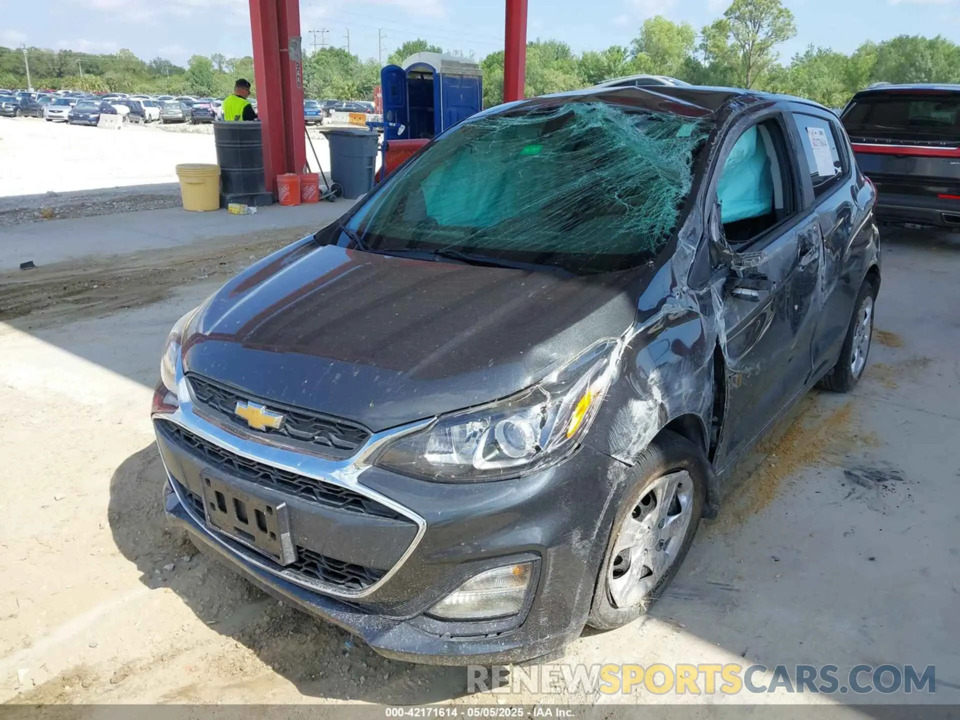 2 Photograph of a damaged car KL8CB6SA4MC718874 CHEVROLET SPARK 2021