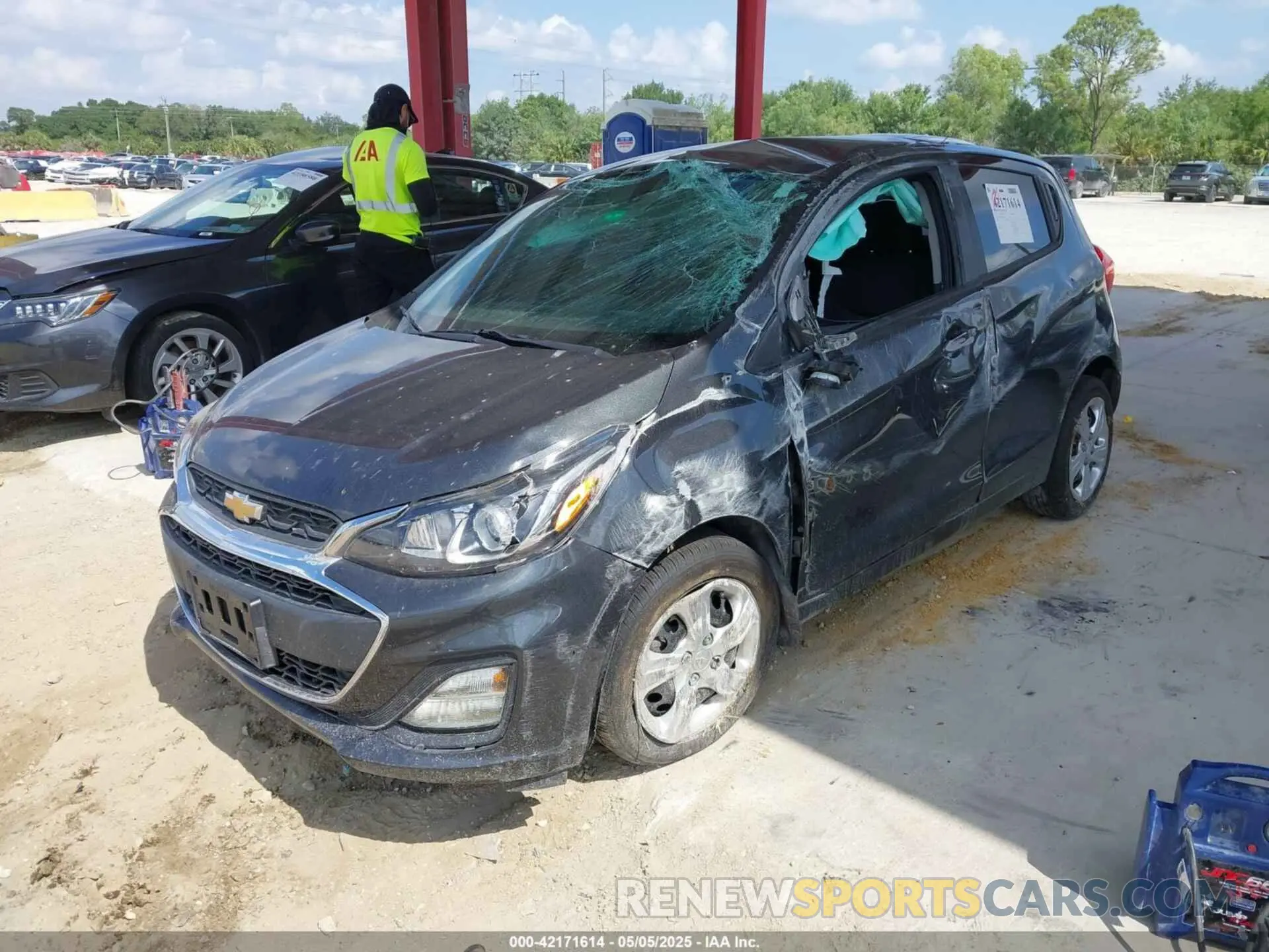 6 Photograph of a damaged car KL8CB6SA4MC718874 CHEVROLET SPARK 2021