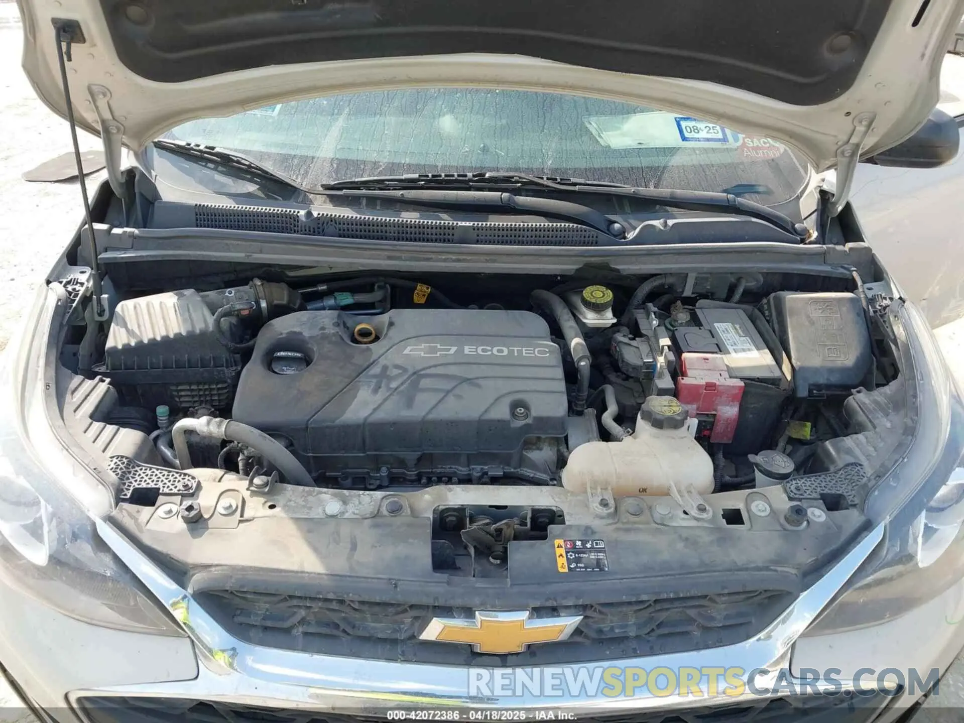 10 Photograph of a damaged car KL8CB6SA4MC742818 CHEVROLET SPARK 2021