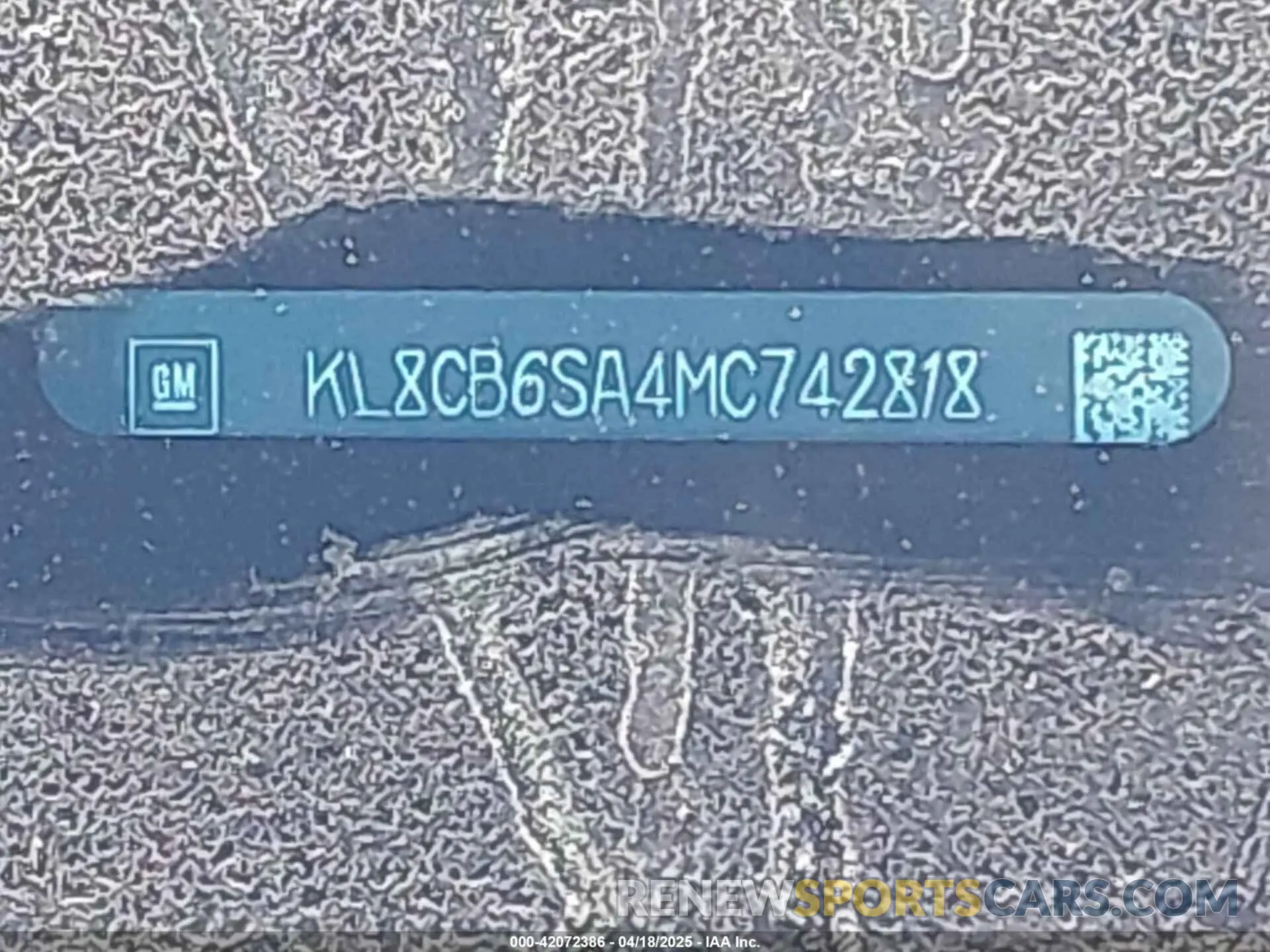 9 Photograph of a damaged car KL8CB6SA4MC742818 CHEVROLET SPARK 2021