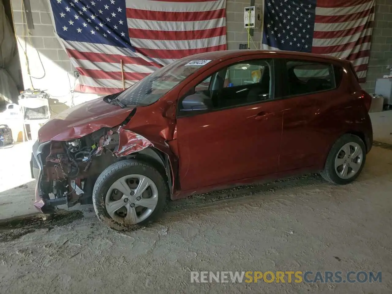 1 Photograph of a damaged car KL8CB6SA5MC712310 CHEVROLET SPARK 2021