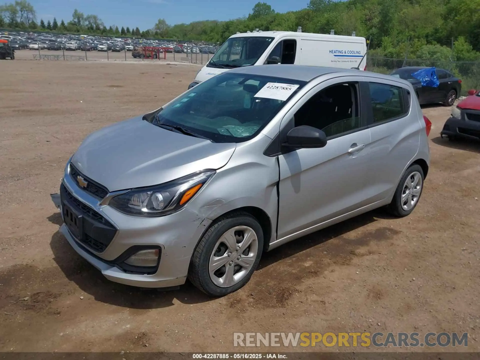 2 Photograph of a damaged car KL8CB6SA5MC712470 CHEVROLET SPARK 2021