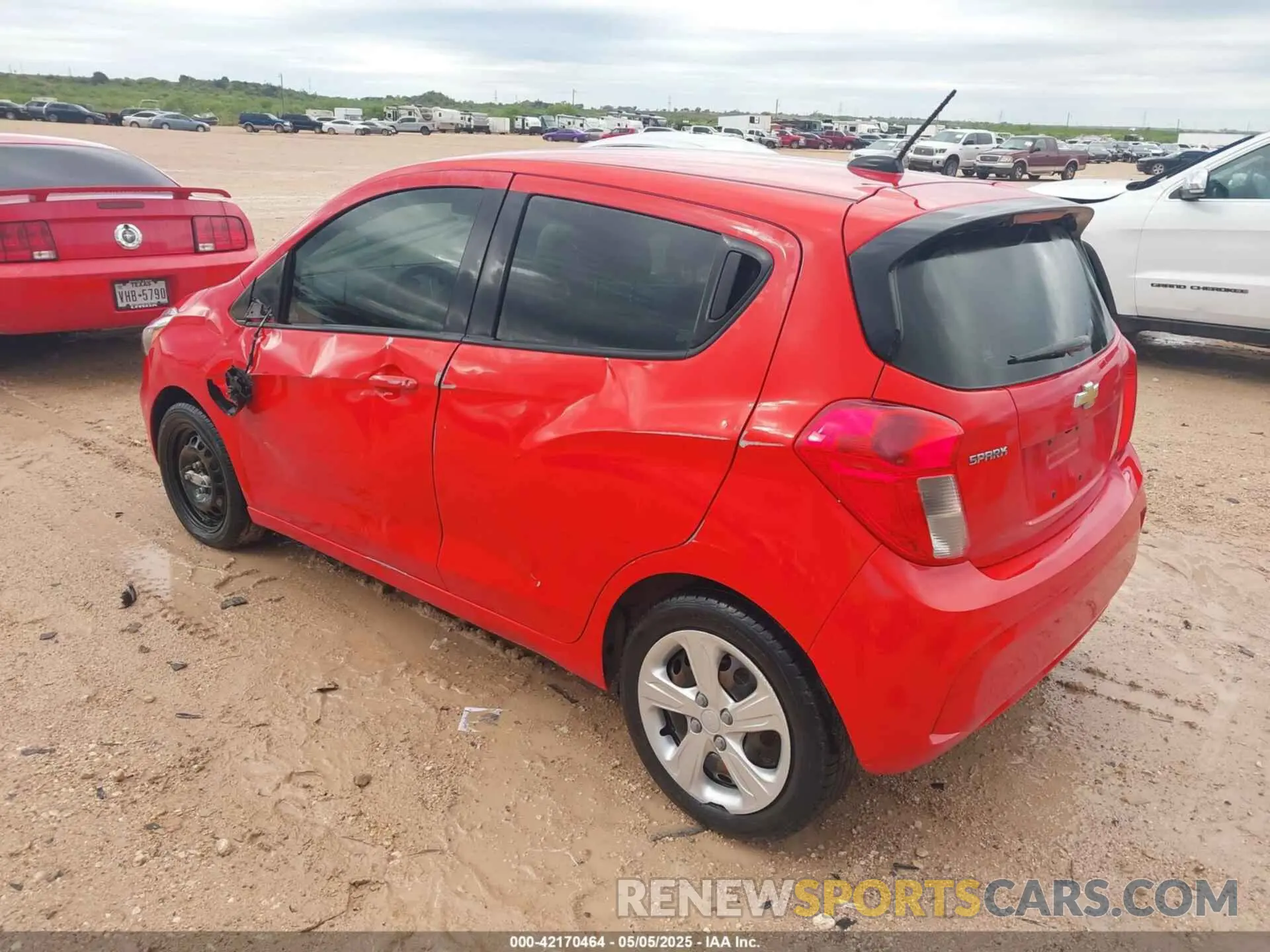 3 Photograph of a damaged car KL8CB6SA5MC716454 CHEVROLET SPARK 2021