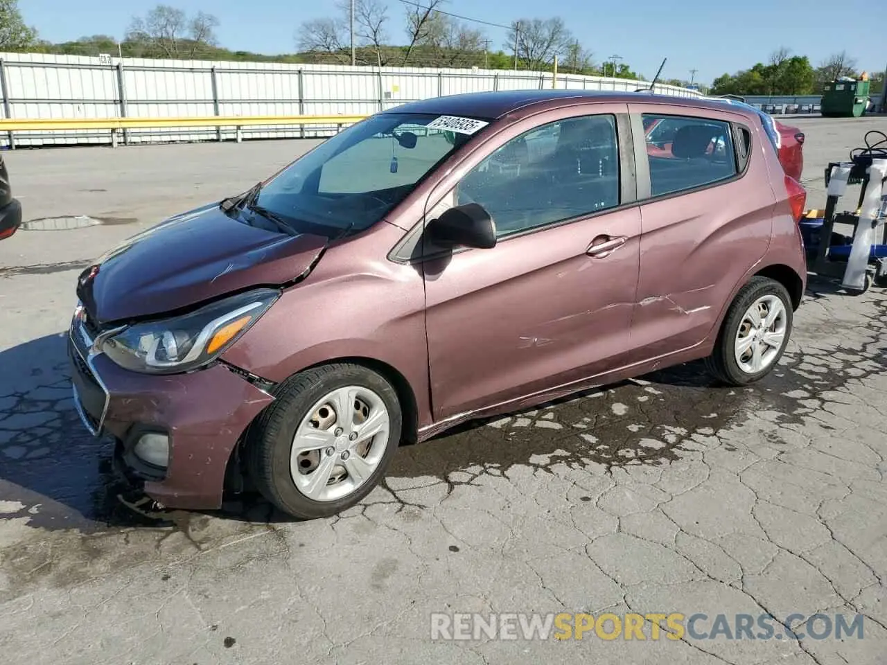 1 Photograph of a damaged car KL8CB6SA6MC700554 CHEVROLET SPARK 2021