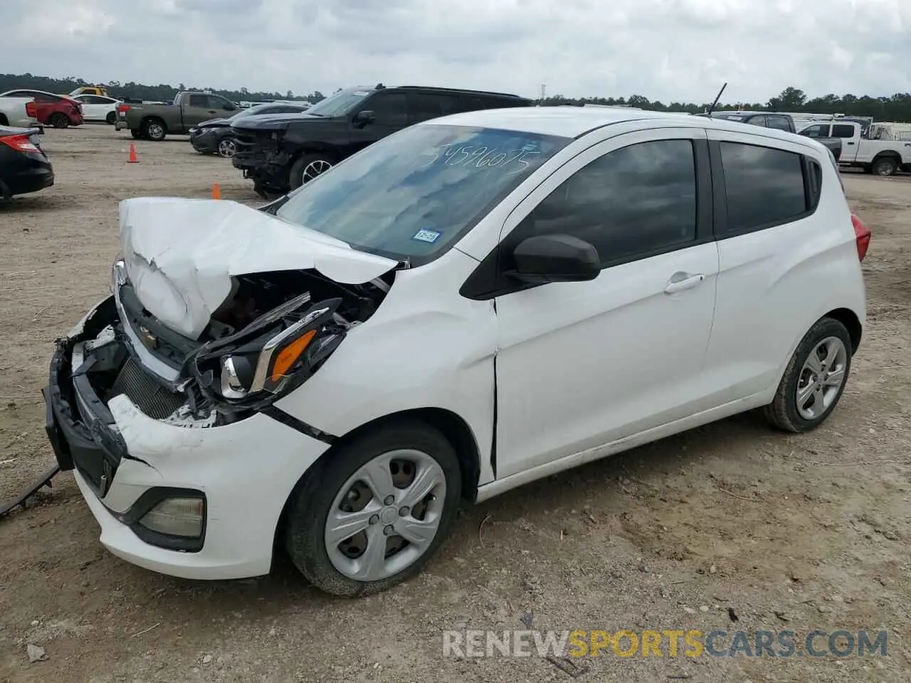 1 Photograph of a damaged car KL8CB6SA6MC708279 CHEVROLET SPARK 2021