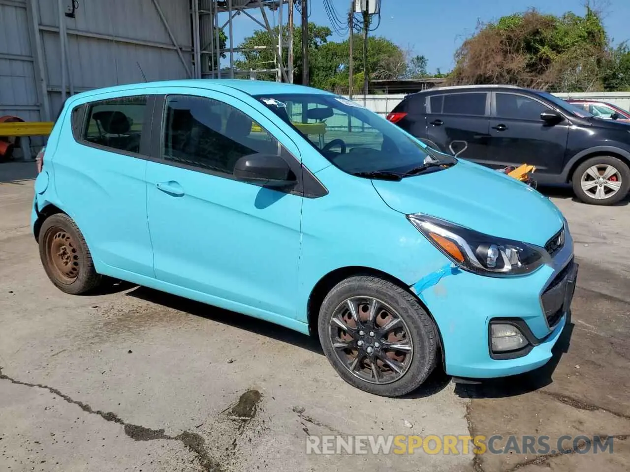 4 Photograph of a damaged car KL8CB6SA6MC709156 CHEVROLET SPARK 2021