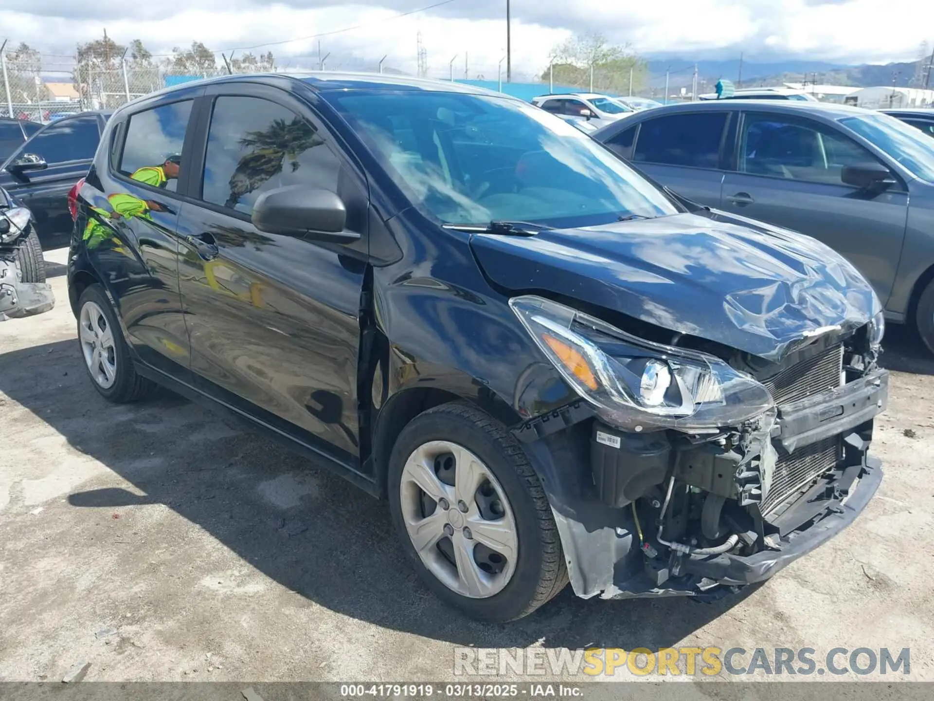 1 Photograph of a damaged car KL8CB6SA6MC715894 CHEVROLET SPARK 2021
