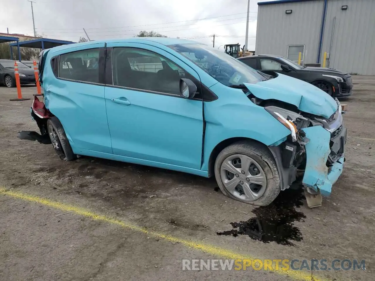 4 Photograph of a damaged car KL8CB6SA7MC227831 CHEVROLET SPARK 2021