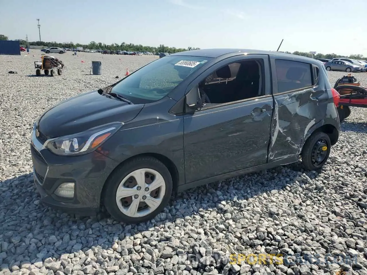 1 Photograph of a damaged car KL8CB6SA7MC735913 CHEVROLET SPARK 2021