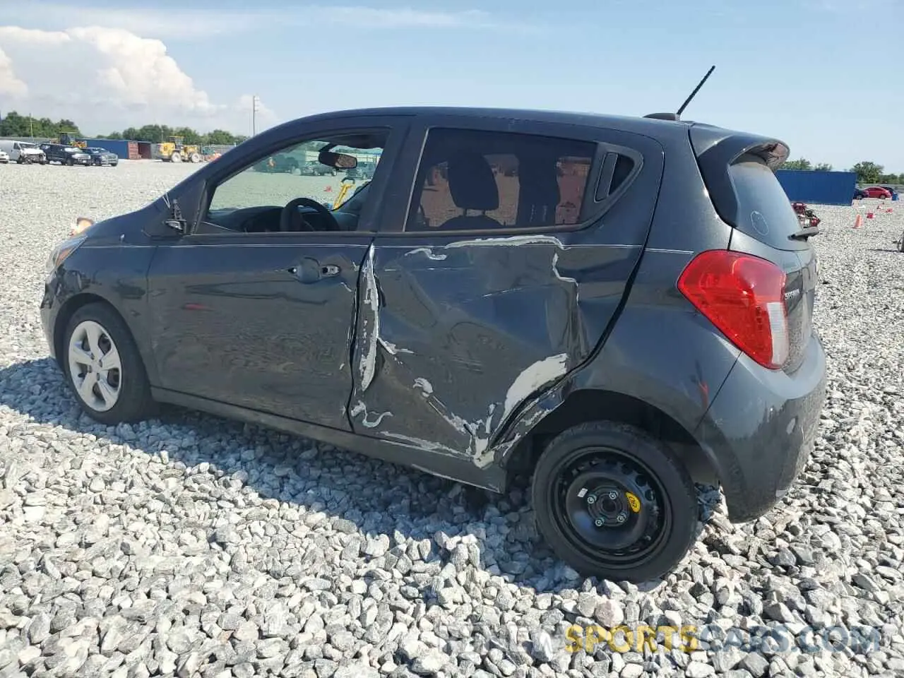 2 Photograph of a damaged car KL8CB6SA7MC735913 CHEVROLET SPARK 2021