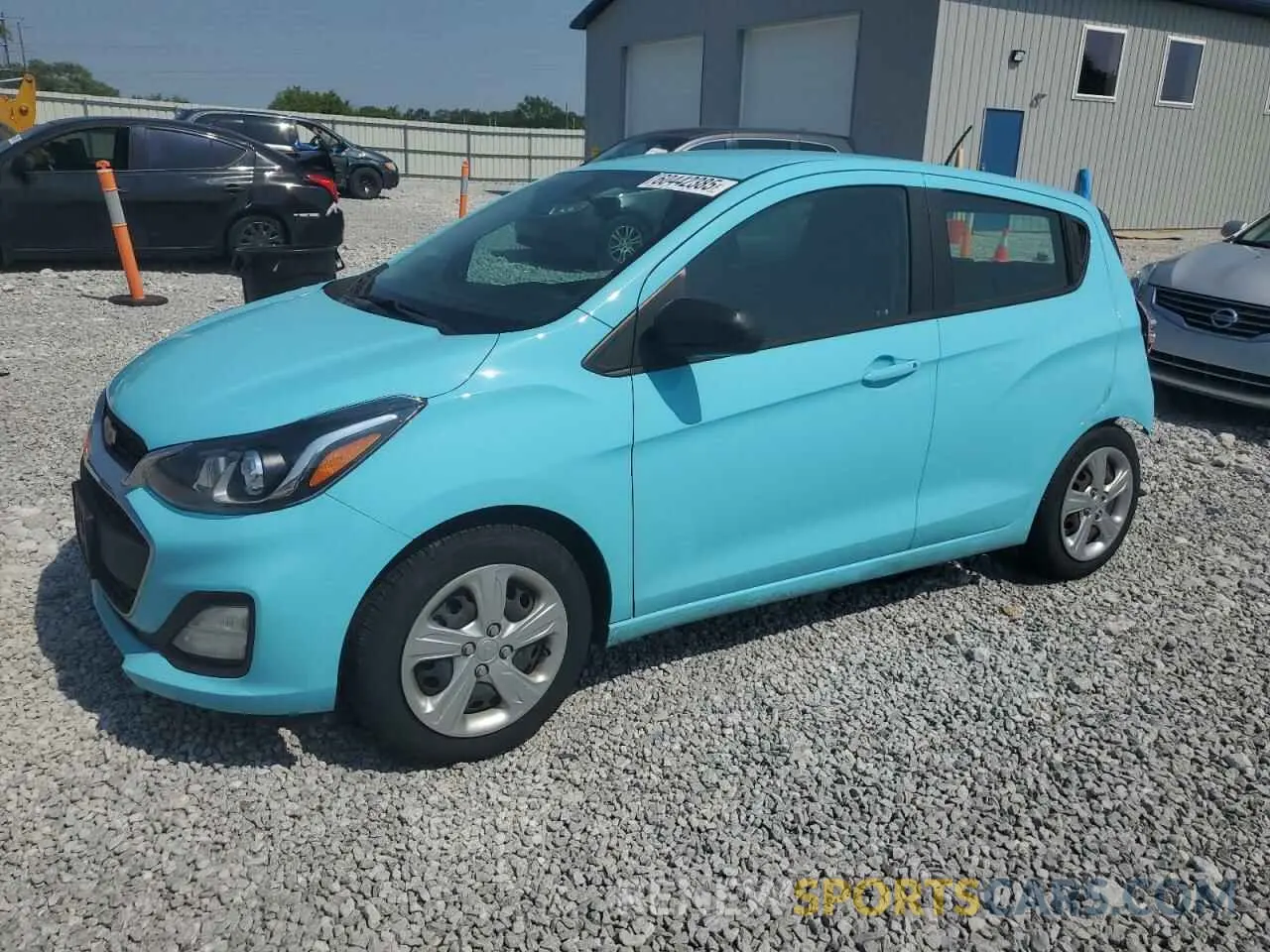 1 Photograph of a damaged car KL8CB6SA7MC742957 CHEVROLET SPARK 2021