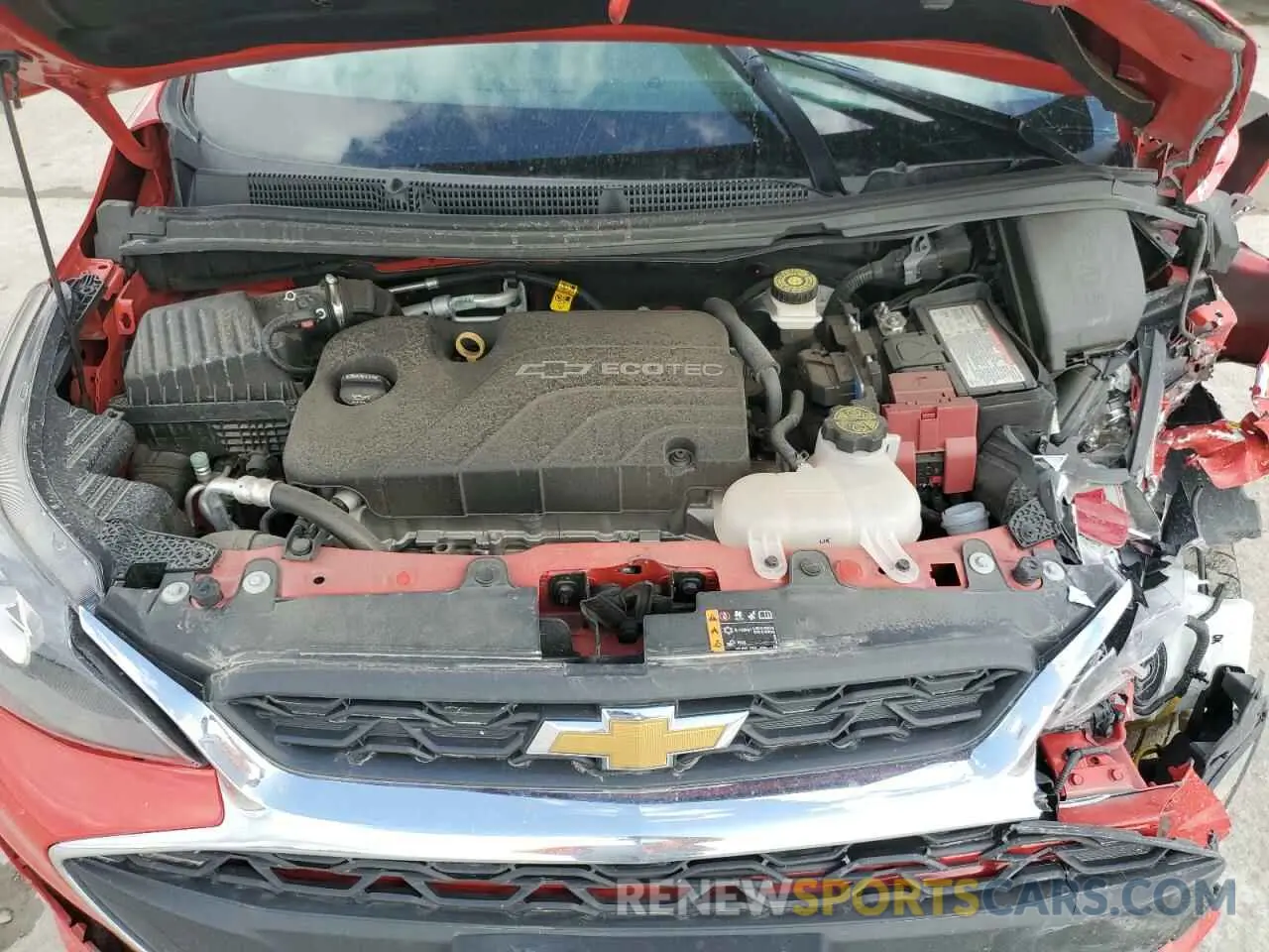 11 Photograph of a damaged car KL8CB6SA8MC702905 CHEVROLET SPARK 2021