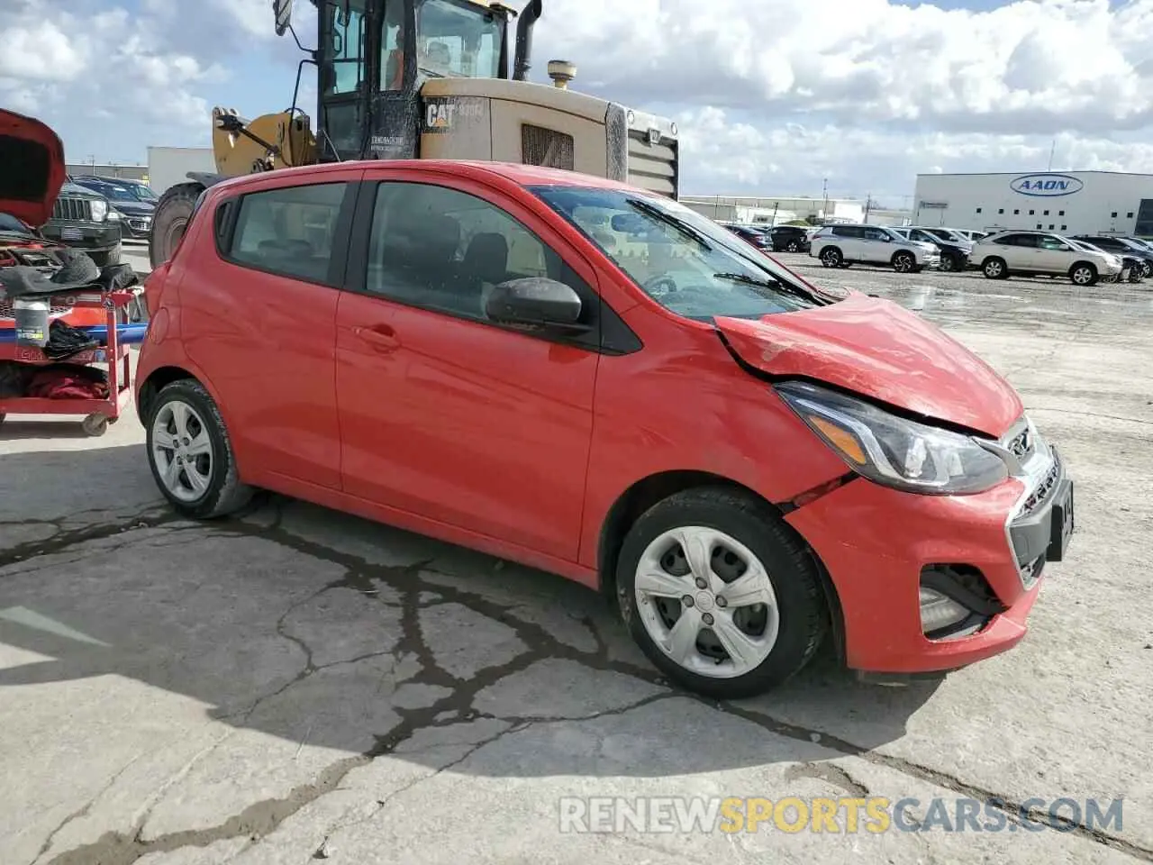 4 Photograph of a damaged car KL8CB6SA8MC702905 CHEVROLET SPARK 2021