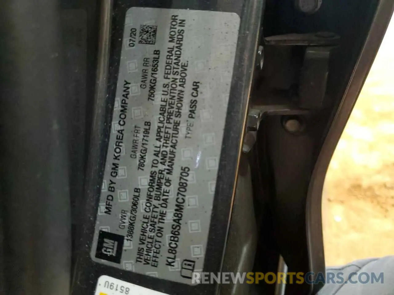 12 Photograph of a damaged car KL8CB6SA8MC708705 CHEVROLET SPARK 2021