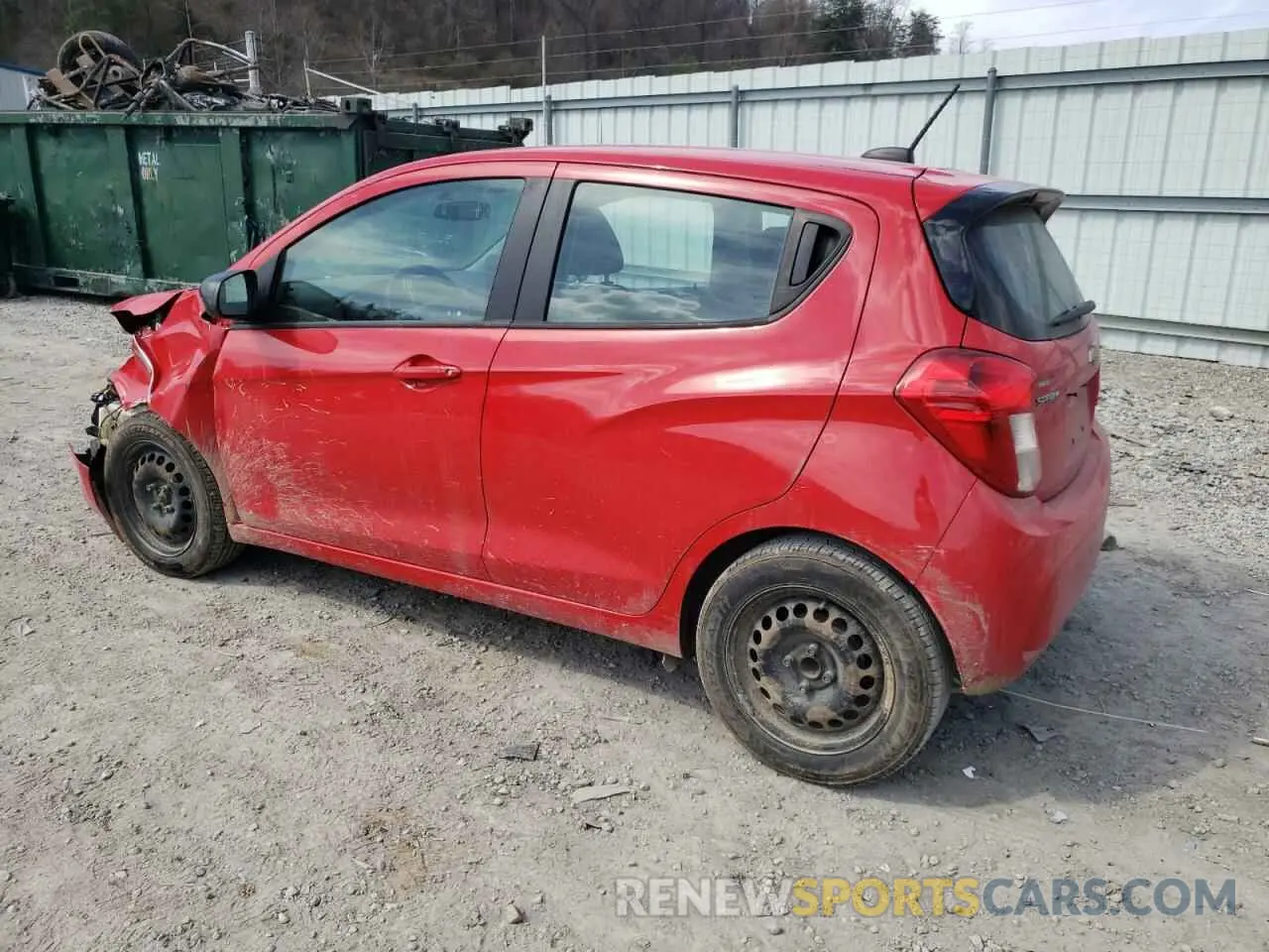 2 Photograph of a damaged car KL8CB6SA8MC711443 CHEVROLET SPARK 2021