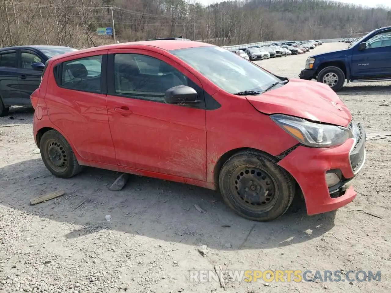 4 Photograph of a damaged car KL8CB6SA8MC711443 CHEVROLET SPARK 2021