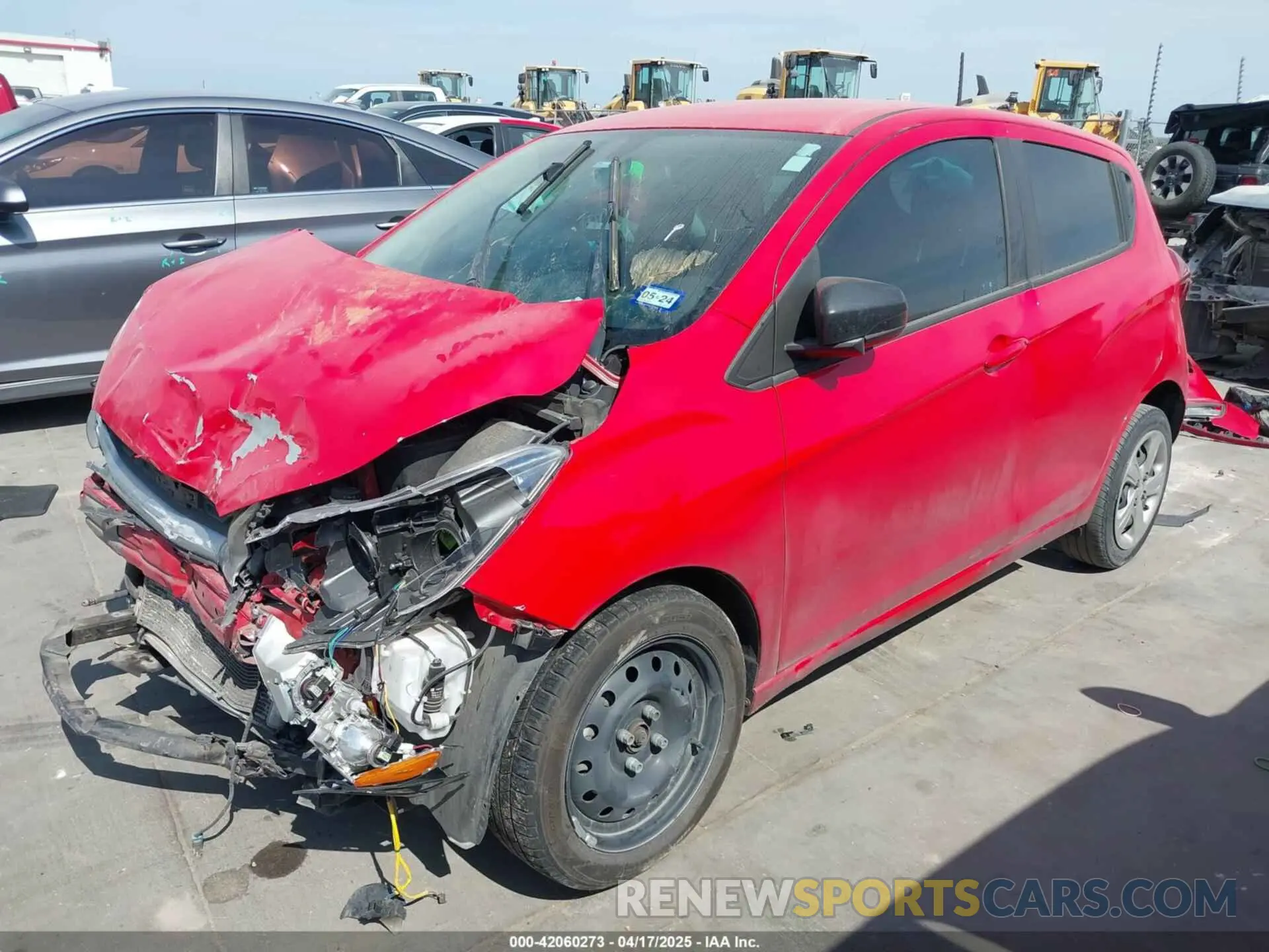 2 Photograph of a damaged car KL8CB6SA8MC739274 CHEVROLET SPARK 2021