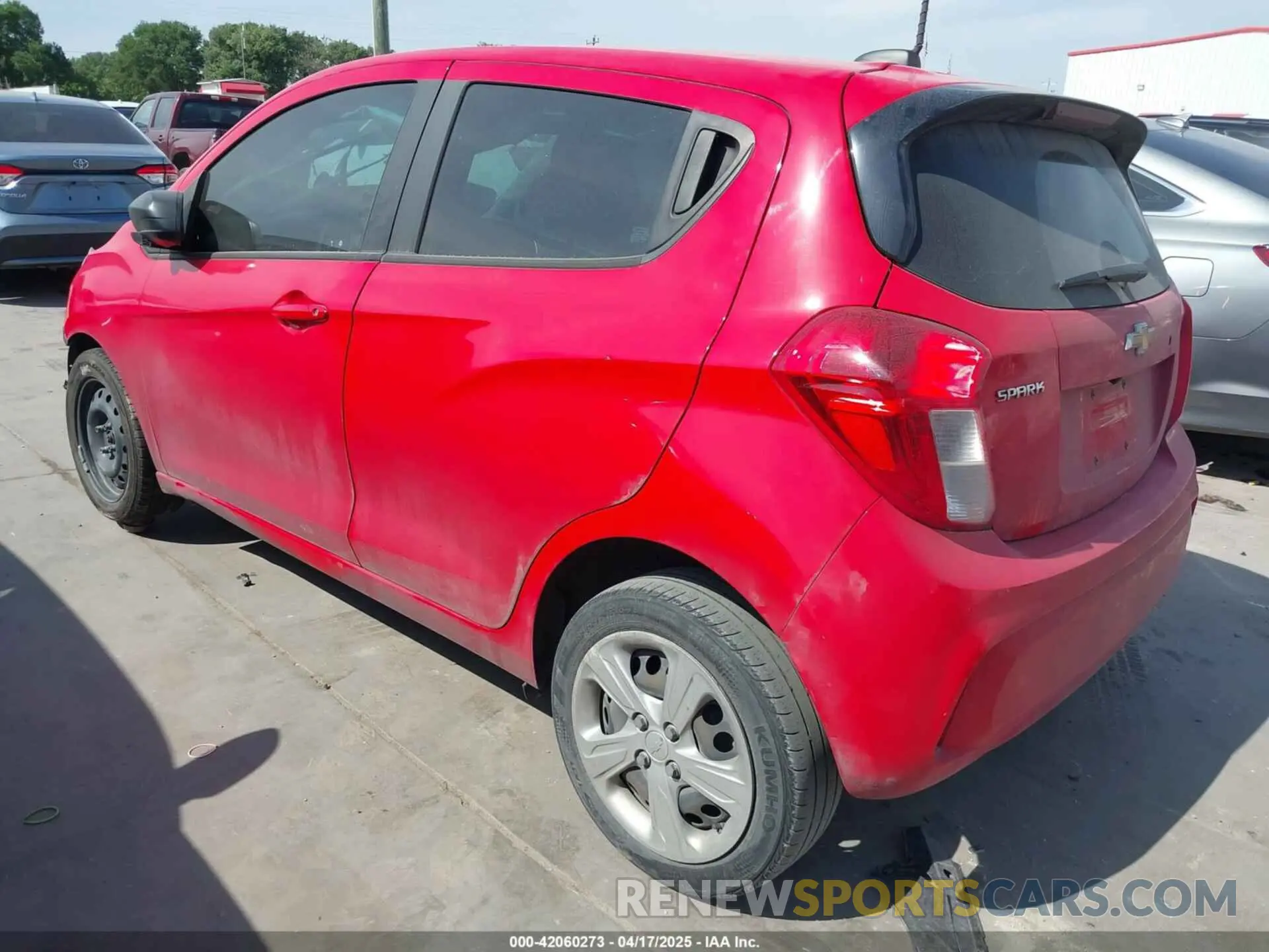 3 Photograph of a damaged car KL8CB6SA8MC739274 CHEVROLET SPARK 2021