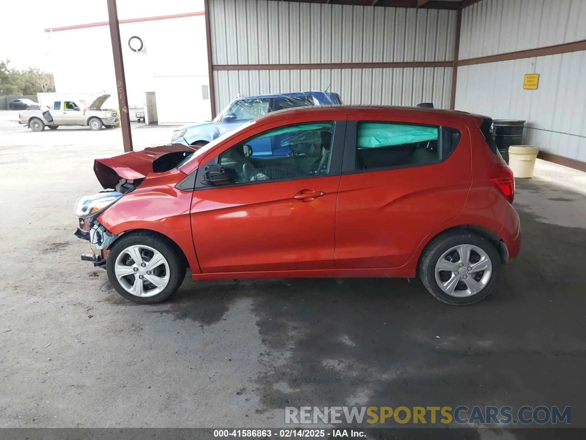 14 Photograph of a damaged car KL8CB6SA9MC711063 CHEVROLET SPARK 2021