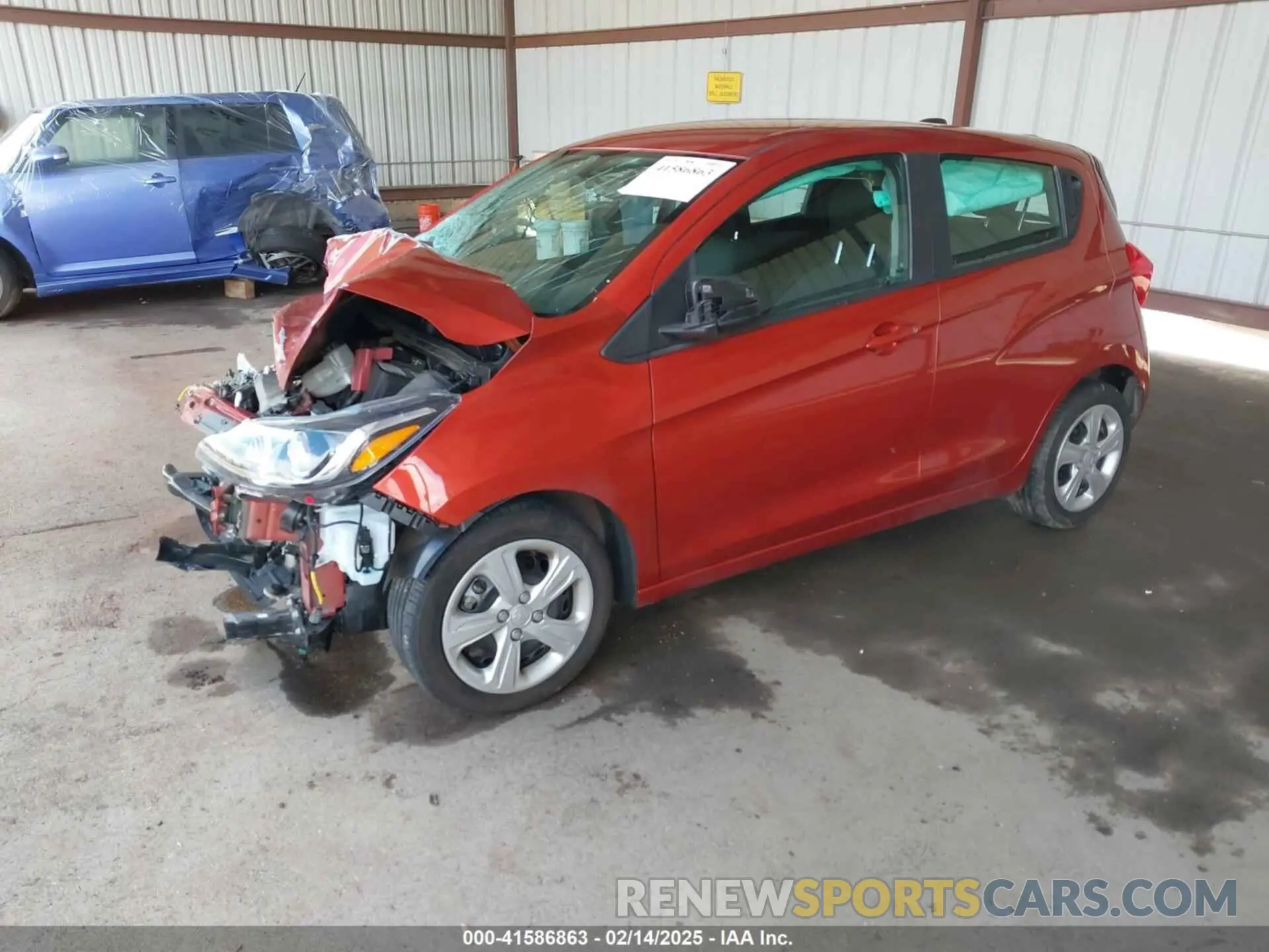 2 Photograph of a damaged car KL8CB6SA9MC711063 CHEVROLET SPARK 2021