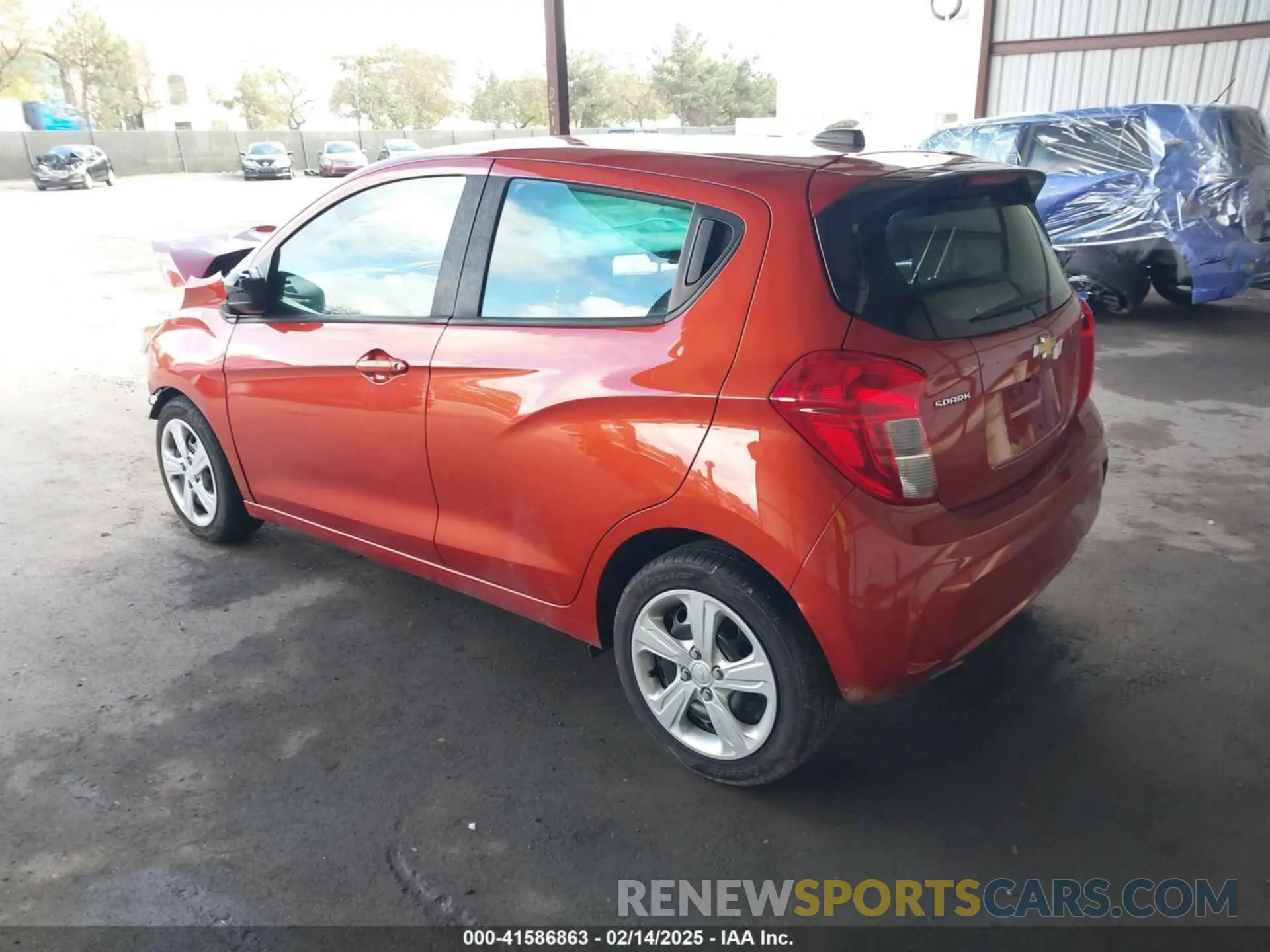 3 Photograph of a damaged car KL8CB6SA9MC711063 CHEVROLET SPARK 2021