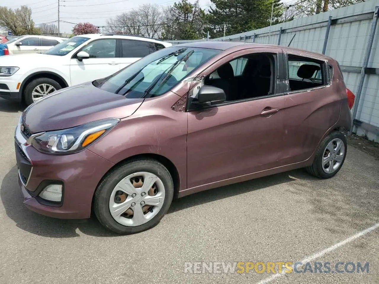 1 Photograph of a damaged car KL8CB6SA9MC712228 CHEVROLET SPARK 2021