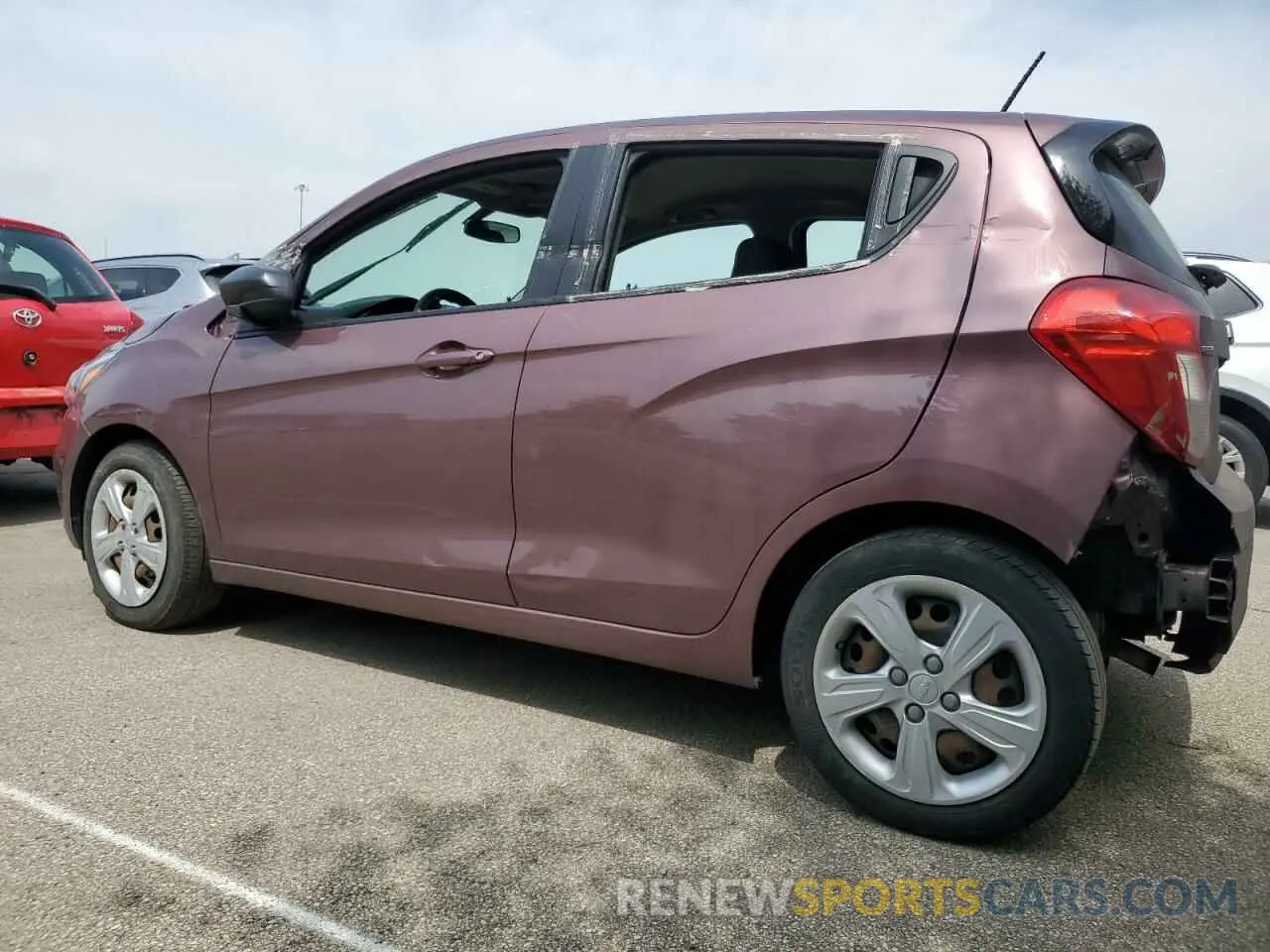 2 Photograph of a damaged car KL8CB6SA9MC712228 CHEVROLET SPARK 2021