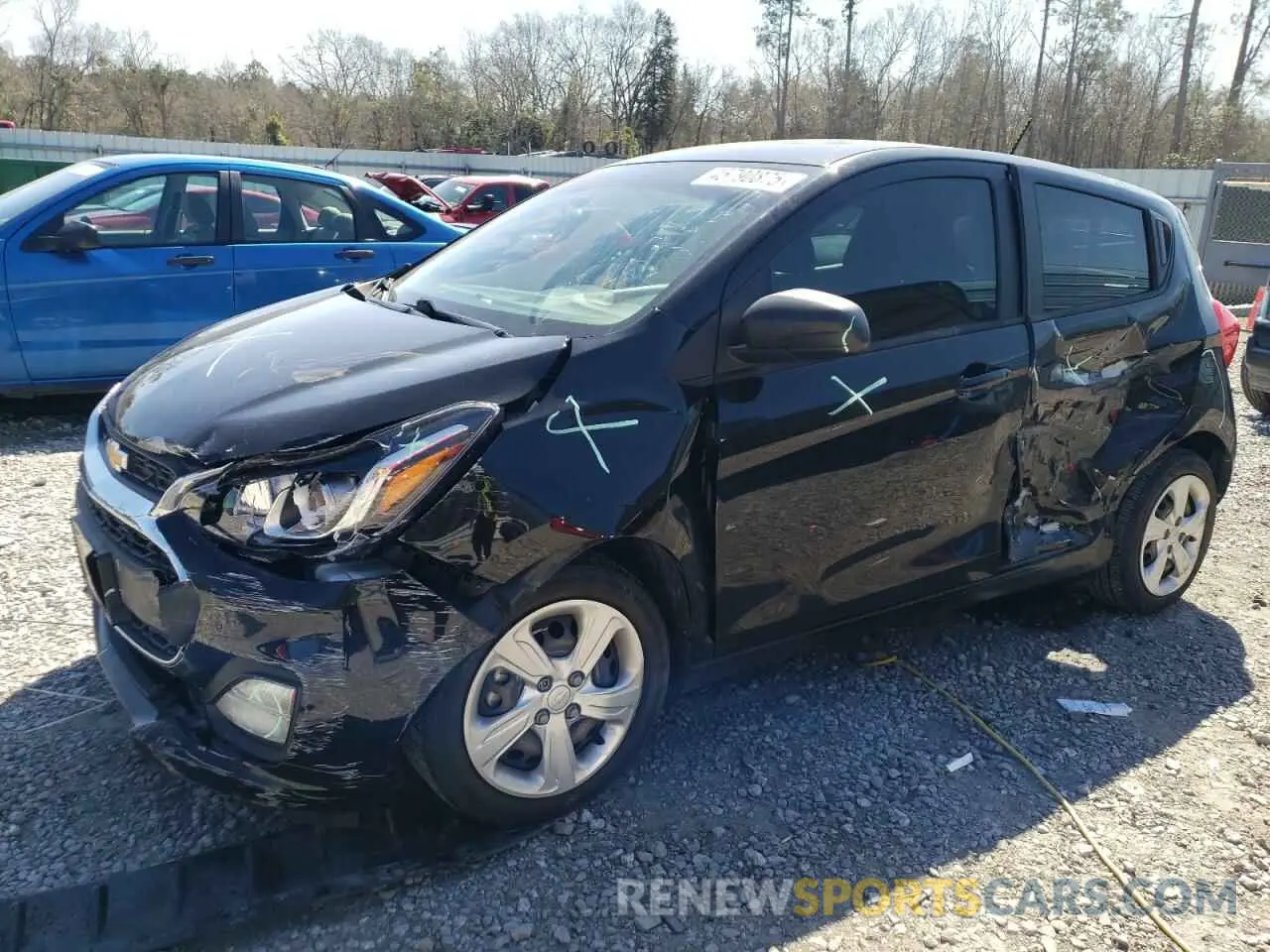 1 Photograph of a damaged car KL8CB6SAXMC707801 CHEVROLET SPARK 2021
