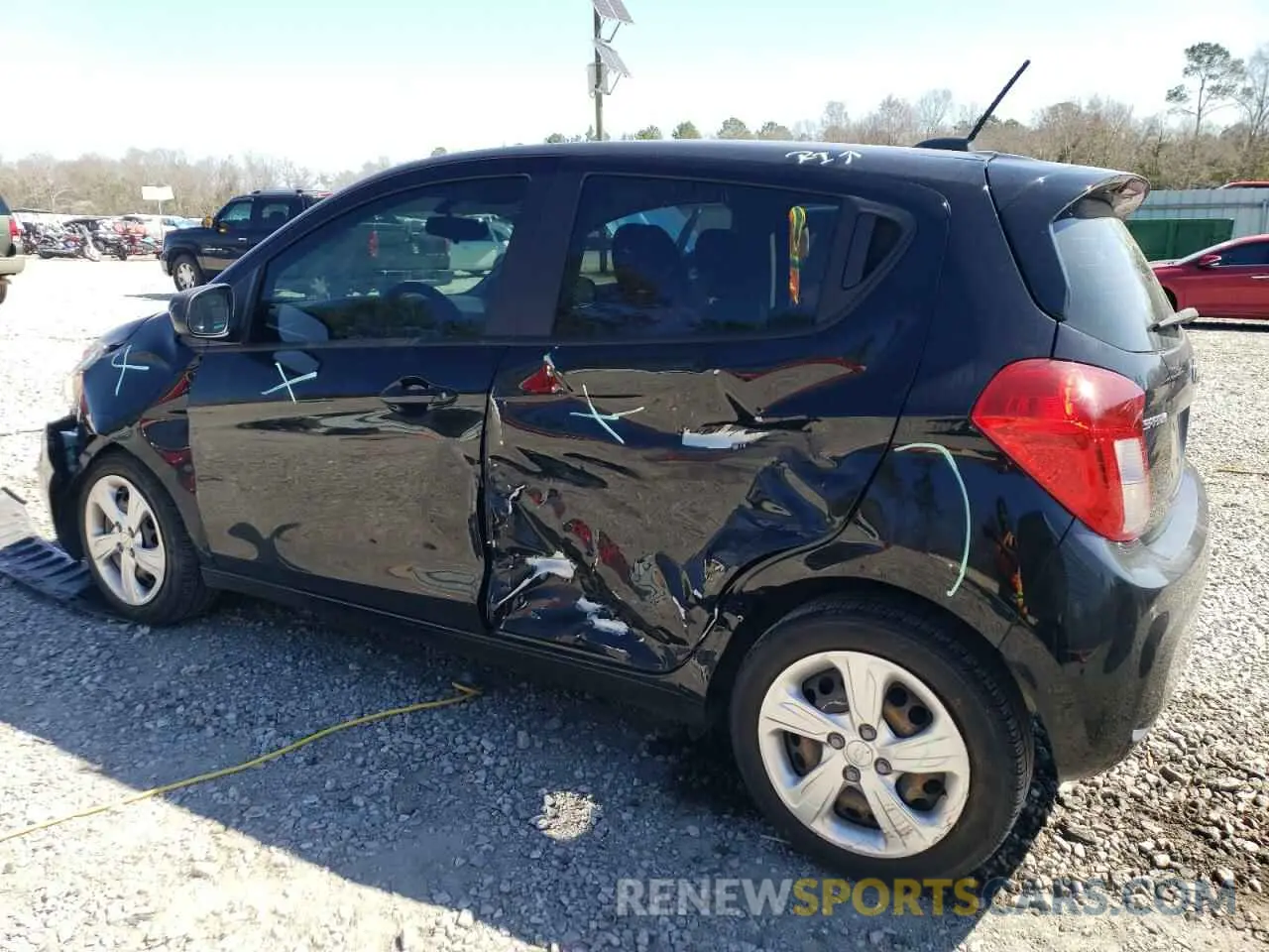 2 Photograph of a damaged car KL8CB6SAXMC707801 CHEVROLET SPARK 2021