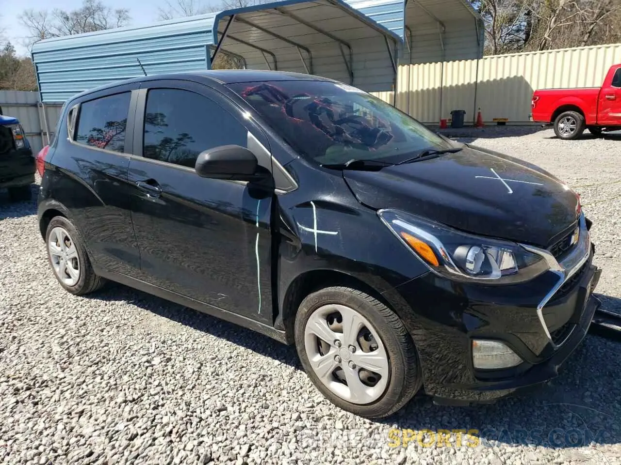 4 Photograph of a damaged car KL8CB6SAXMC707801 CHEVROLET SPARK 2021