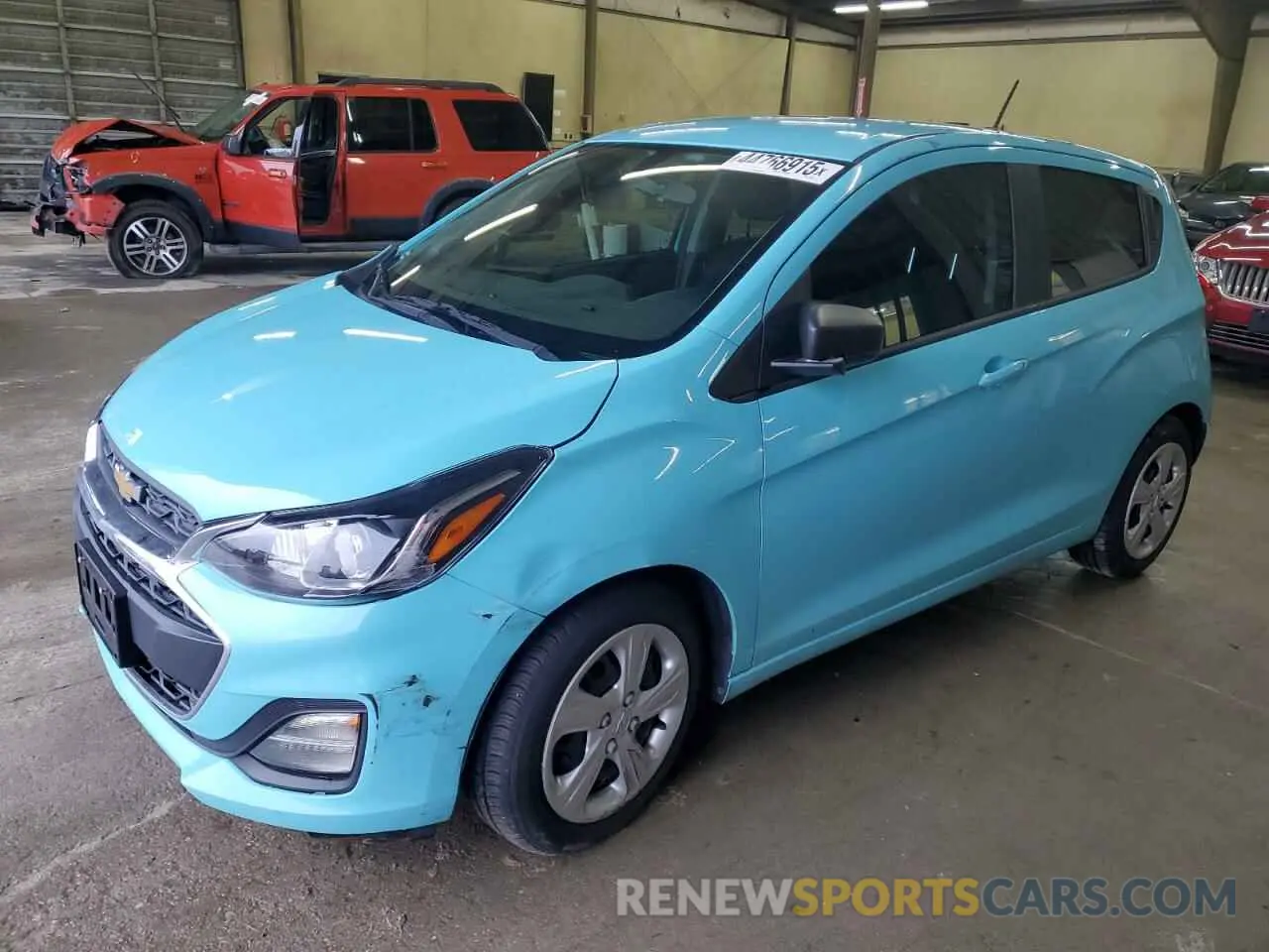 1 Photograph of a damaged car KL8CB6SAXMC709936 CHEVROLET SPARK 2021