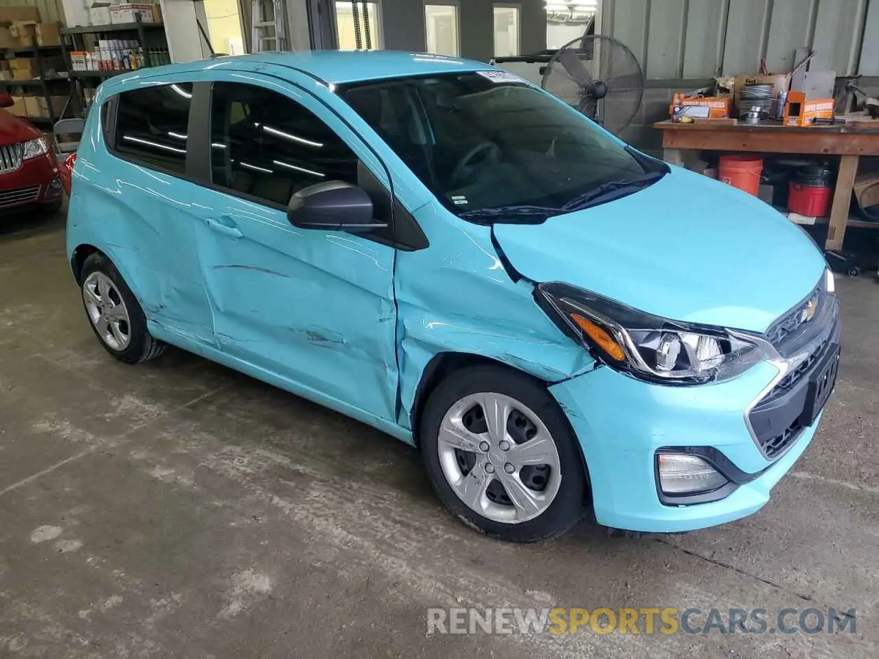 4 Photograph of a damaged car KL8CB6SAXMC709936 CHEVROLET SPARK 2021