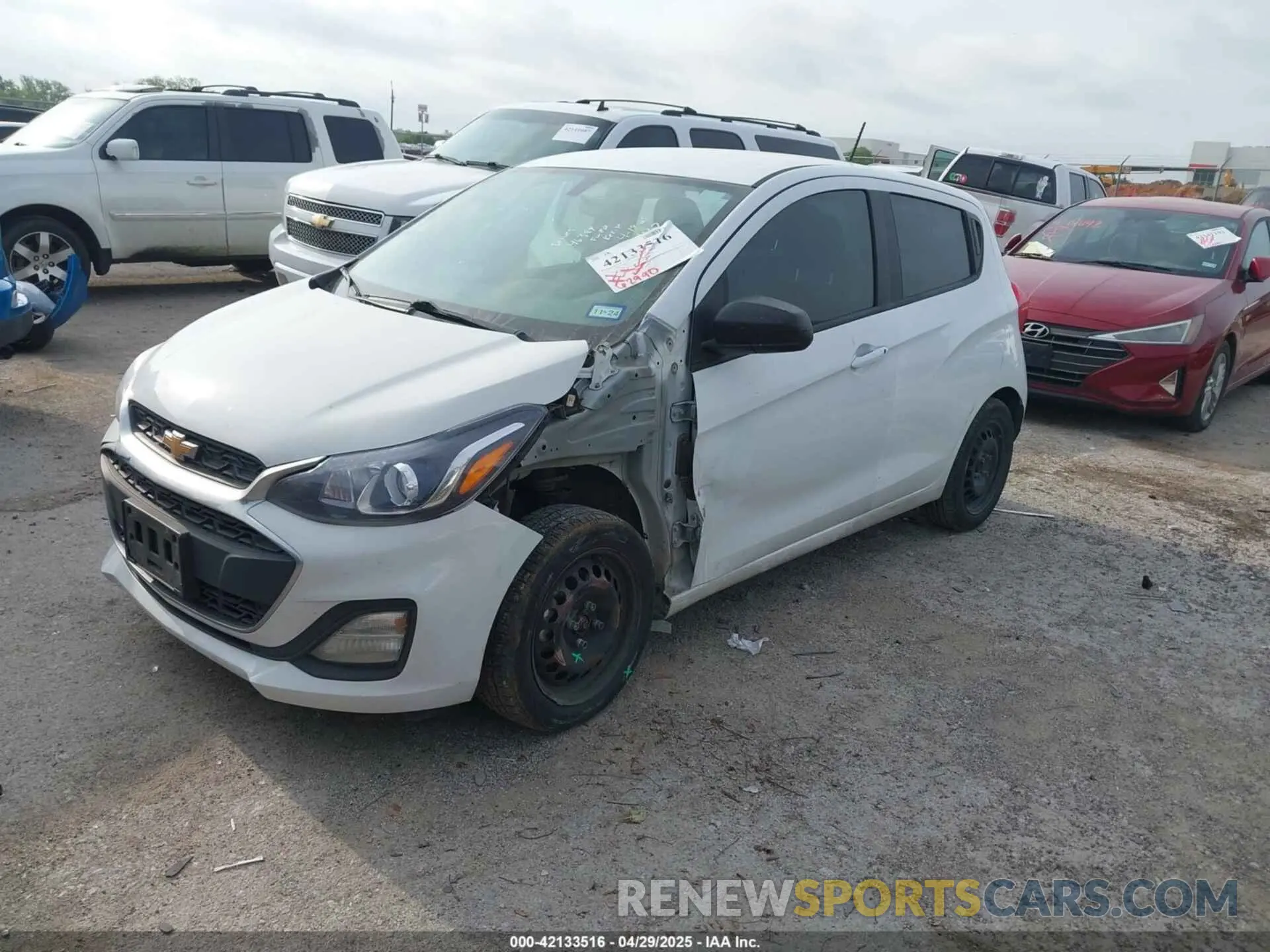 2 Photograph of a damaged car KL8CB6SAXMC715610 CHEVROLET SPARK 2021