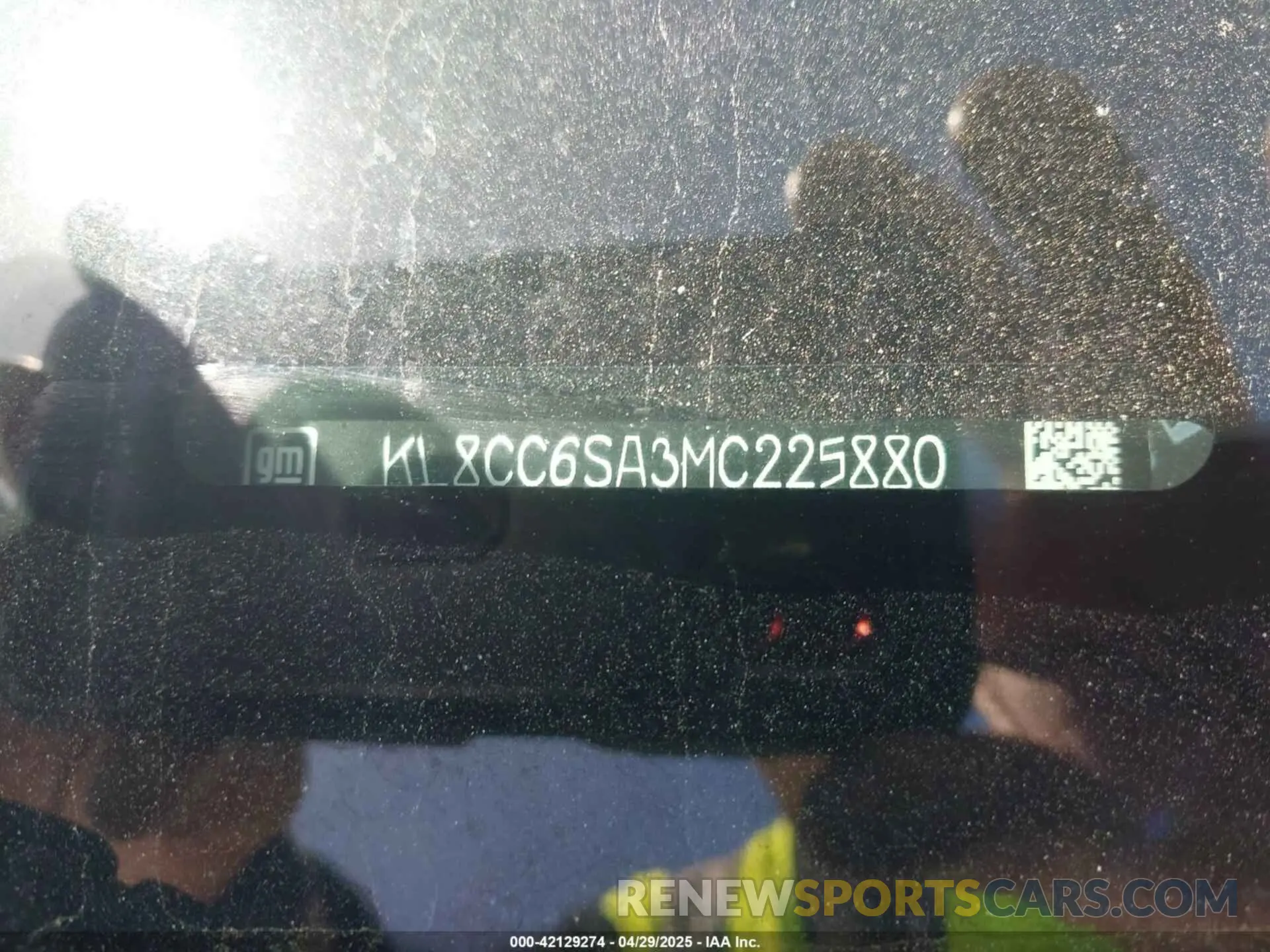 17 Photograph of a damaged car KL8CC6SA3MC225880 CHEVROLET SPARK 2021