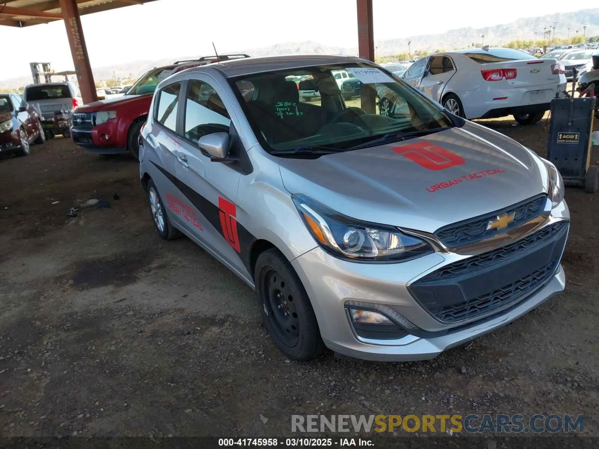 1 Photograph of a damaged car KL8CD6SA0MC216194 CHEVROLET SPARK 2021