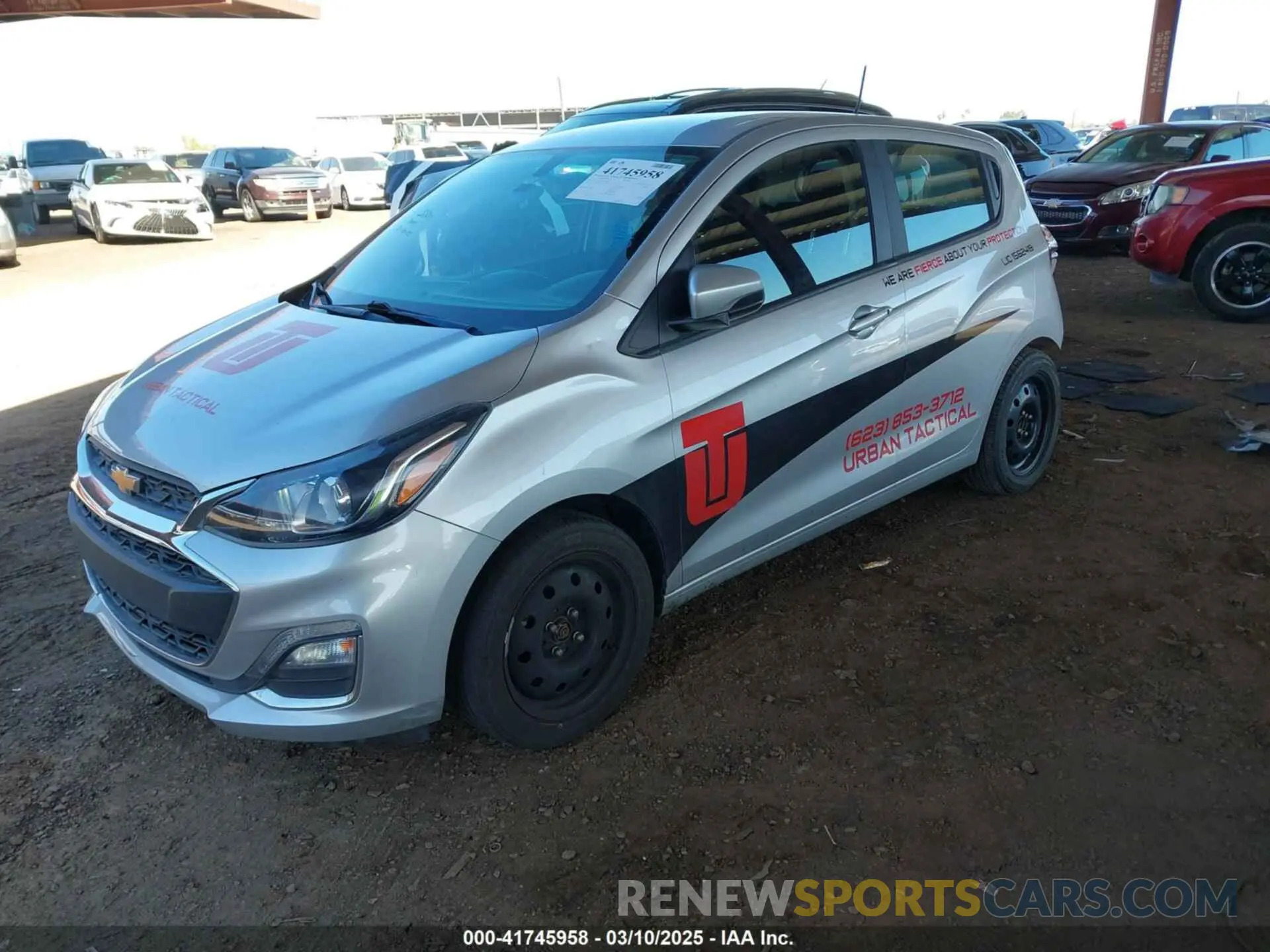 2 Photograph of a damaged car KL8CD6SA0MC216194 CHEVROLET SPARK 2021