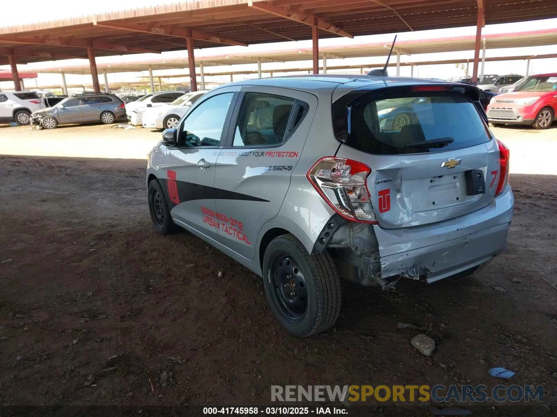 3 Photograph of a damaged car KL8CD6SA0MC216194 CHEVROLET SPARK 2021