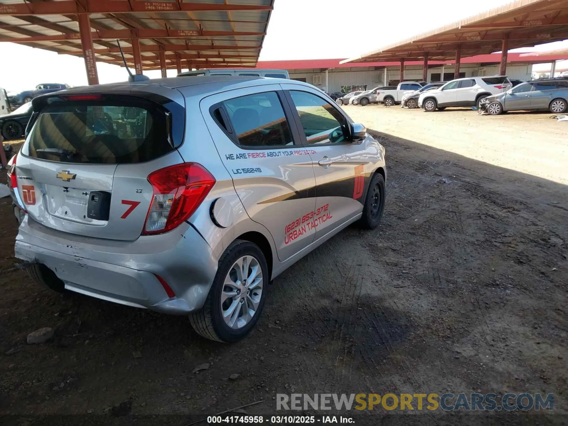4 Photograph of a damaged car KL8CD6SA0MC216194 CHEVROLET SPARK 2021
